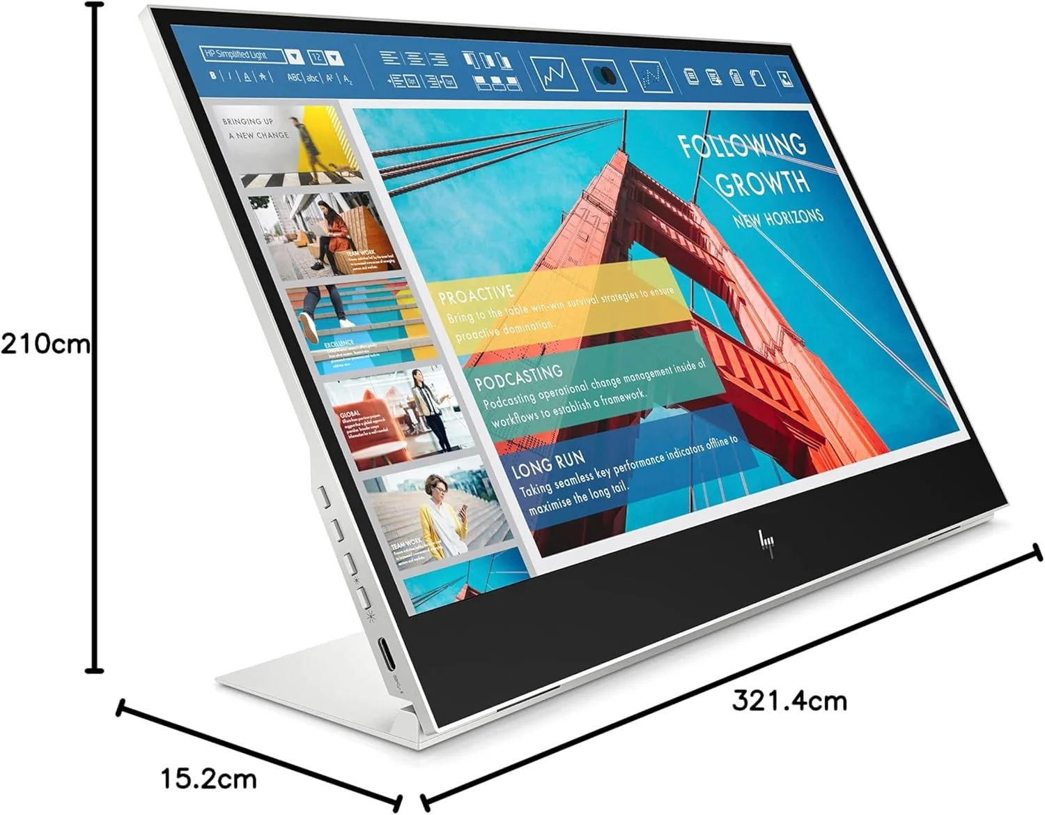 مانیتور قابل حمل HP 14 E14 G4 FHD 1080p مانیتور قابل حمل HP 14 E14 G4 FHD 1080p