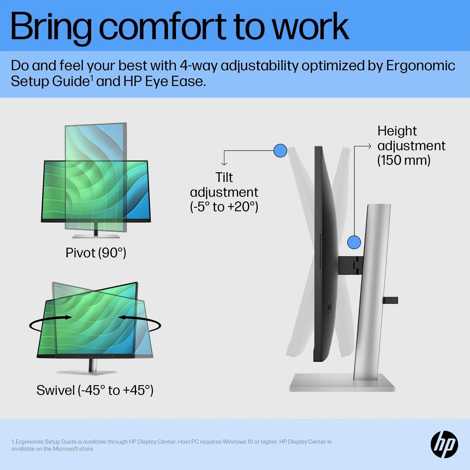 مانیتور حرفه ای 27 اینچی HP با صفحه نمایش FHD - پنل IPS، رزولوشن 1920x1080، نرخ تازه سازی 75 هرتز، 5 میلی ثانیه (شامل پایه هدست First Wave + ماوس بی سیم + پد ماوس) E27 G5 مانیتور حرفه ای 27 اینچی HP با صفحه نمایش FHD - پنل IPS، رزولوشن 1920x1080، نرخ تازه سازی 75 هرتز، 5 میلی ثانیه (شامل پایه هدست First Wave + ماوس بی سیم + پد ماوس) E27 G5