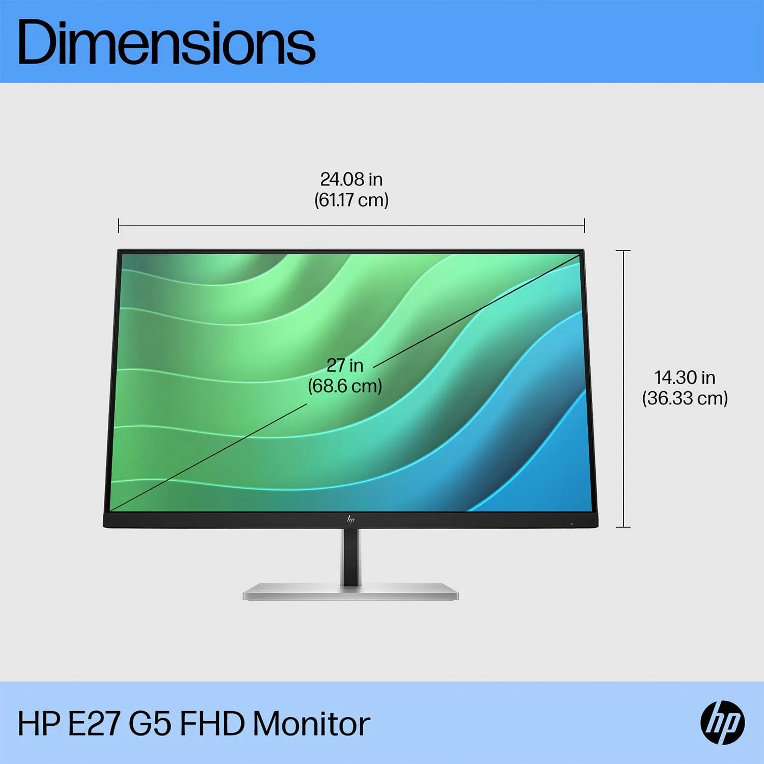 مانیتور حرفه ای 27 اینچی HP با صفحه نمایش FHD - پنل IPS، رزولوشن 1920x1080، نرخ تازه سازی 75 هرتز، 5 میلی ثانیه (شامل پایه هدست First Wave + ماوس بی سیم + پد ماوس) E27 G5 مانیتور حرفه ای 27 اینچی HP با صفحه نمایش FHD - پنل IPS، رزولوشن 1920x1080، نرخ تازه سازی 75 هرتز، 5 میلی ثانیه (شامل پایه هدست First Wave + ماوس بی سیم + پد ماوس) E27 G5