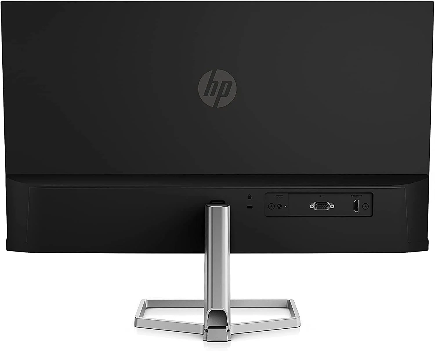 مانیتور 23.8 اینچی HP M24f Full HD IPS LCD با HDMI، VGA و AMD FreeSync - نقره ای مشکی