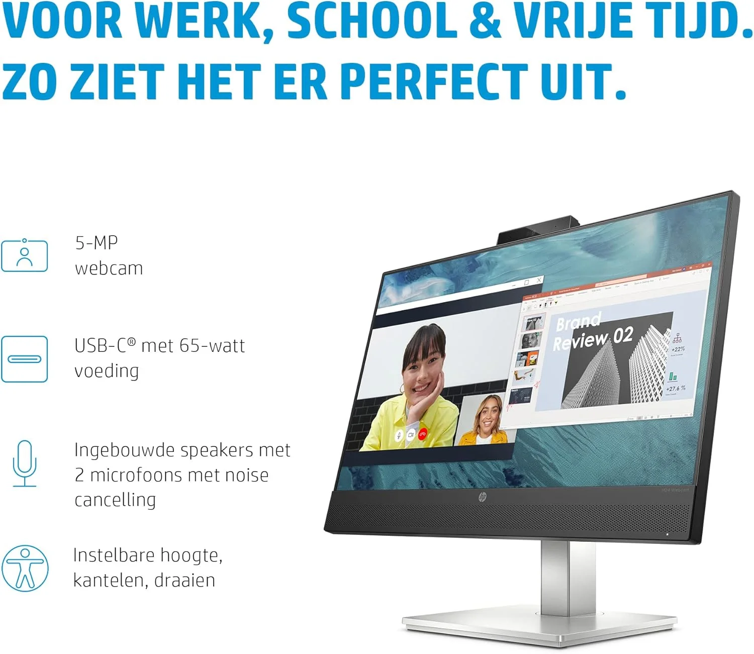 مانیتور صفحه تخت کامپیوتر HP E24m G4 با ابعاد 60.5 سانتی متر (23.8 اینچ) رزولوشن 1920 x 1080 پیکسل Full HD مشکی، نقره ای مانیتور صفحه تخت کامپیوتر HP E24m G4 با ابعاد 60.5 سانتی متر (23.8 اینچ) رزولوشن 1920 x 1080 پیکسل Full HD مشکی، نقره ای