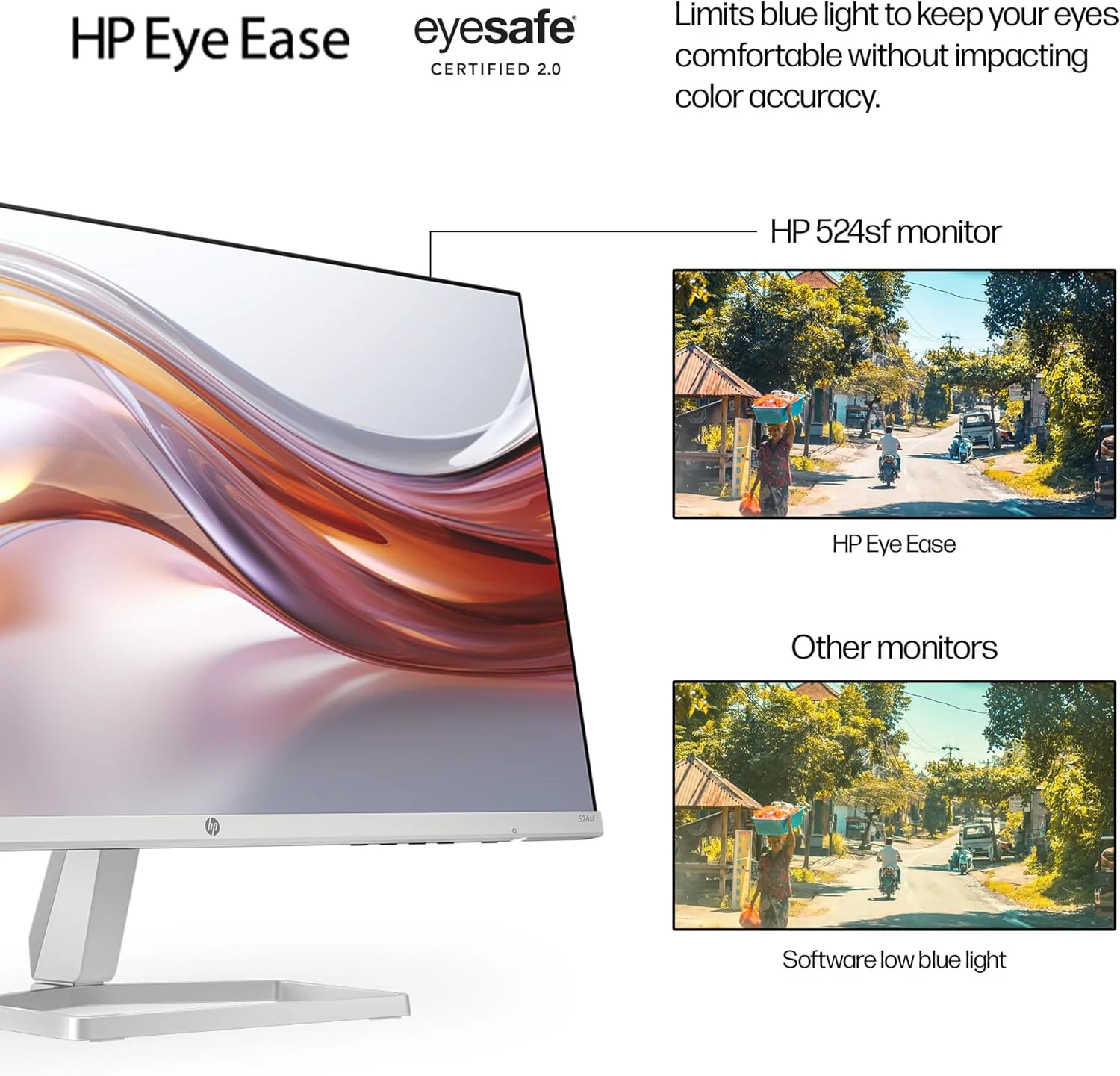 مانیتور 23.8 اینچی FHD سری 5 HP با بلندگو - 524sf، 23.8 اینچ (60.5 سانتی متر)، FHD (1920 x 1080)، 300 نیت، Eye Ease، ضد تابش، 2.5 کیلوگرم، 524sf مانیتور 23.8 اینچی FHD سری 5 HP با بلندگو - 524sf، 23.8 اینچ (60.5 سانتی متر)، FHD (1920 x 1080)، 300 نیت، Eye Ease، ضد تابش، 2.5 کیلوگرم، 524sf