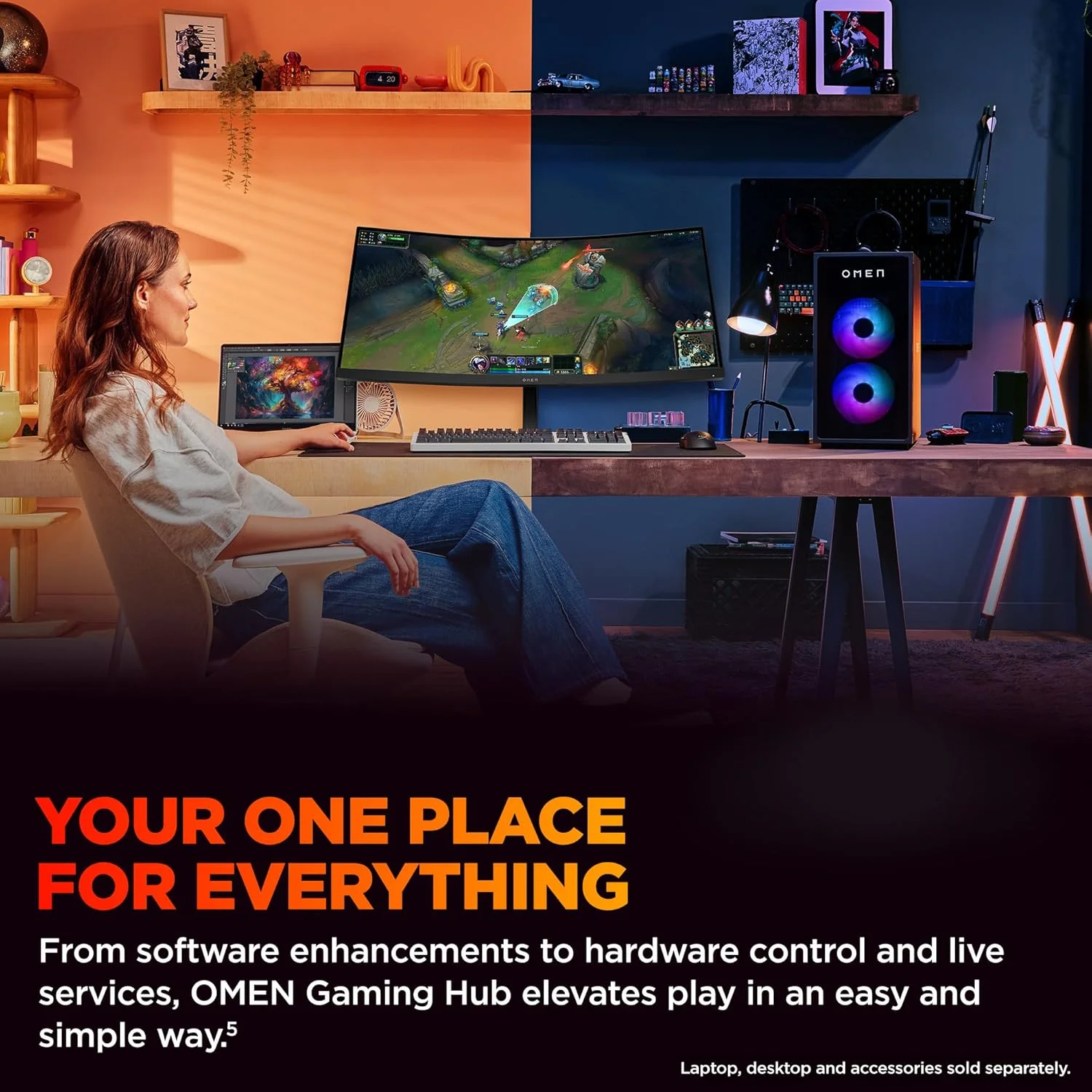 مانیتور گیمینگ خمیده 34 اینچی HP OMEN WQHD 180Hz، نمایشگر Wide QHD (3440 x 1440)، پنل VA، VESA DisplayHDR 400، زمان پاسخگویی 1ms MPRT (با Overdrive)، فناوری AMD FreeSync Premium، مشکی، OMEN 34c G2 (2025) مانیتور گیمینگ خمیده 34 اینچی HP OMEN WQHD 180Hz، نمایشگر Wide QHD (3440 x 1440)، پنل VA، VESA DisplayHDR 400، زمان پاسخگویی 1ms MPRT (با Overdrive)، فناوری AMD FreeSync Premium، مشکی، OMEN 34c G2 (2025)