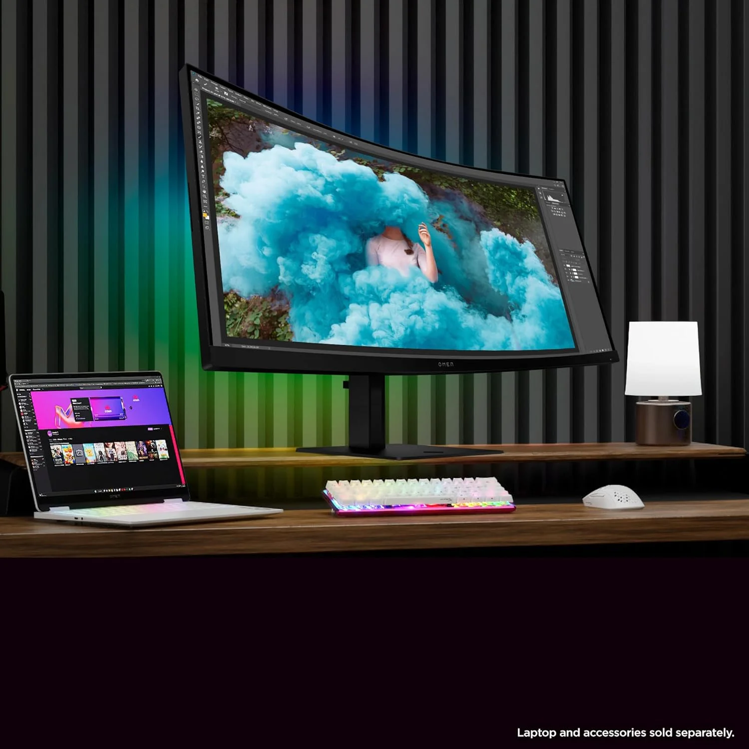 مانیتور گیمینگ خمیده 34 اینچی HP OMEN WQHD 180Hz، نمایشگر Wide QHD (3440 x 1440)، پنل VA، VESA DisplayHDR 400، زمان پاسخگویی 1ms MPRT (با Overdrive)، فناوری AMD FreeSync Premium، مشکی، OMEN 34c G2 (2025) مانیتور گیمینگ خمیده 34 اینچی HP OMEN WQHD 180Hz، نمایشگر Wide QHD (3440 x 1440)، پنل VA، VESA DisplayHDR 400، زمان پاسخگویی 1ms MPRT (با Overdrive)، فناوری AMD FreeSync Premium، مشکی، OMEN 34c G2 (2025)