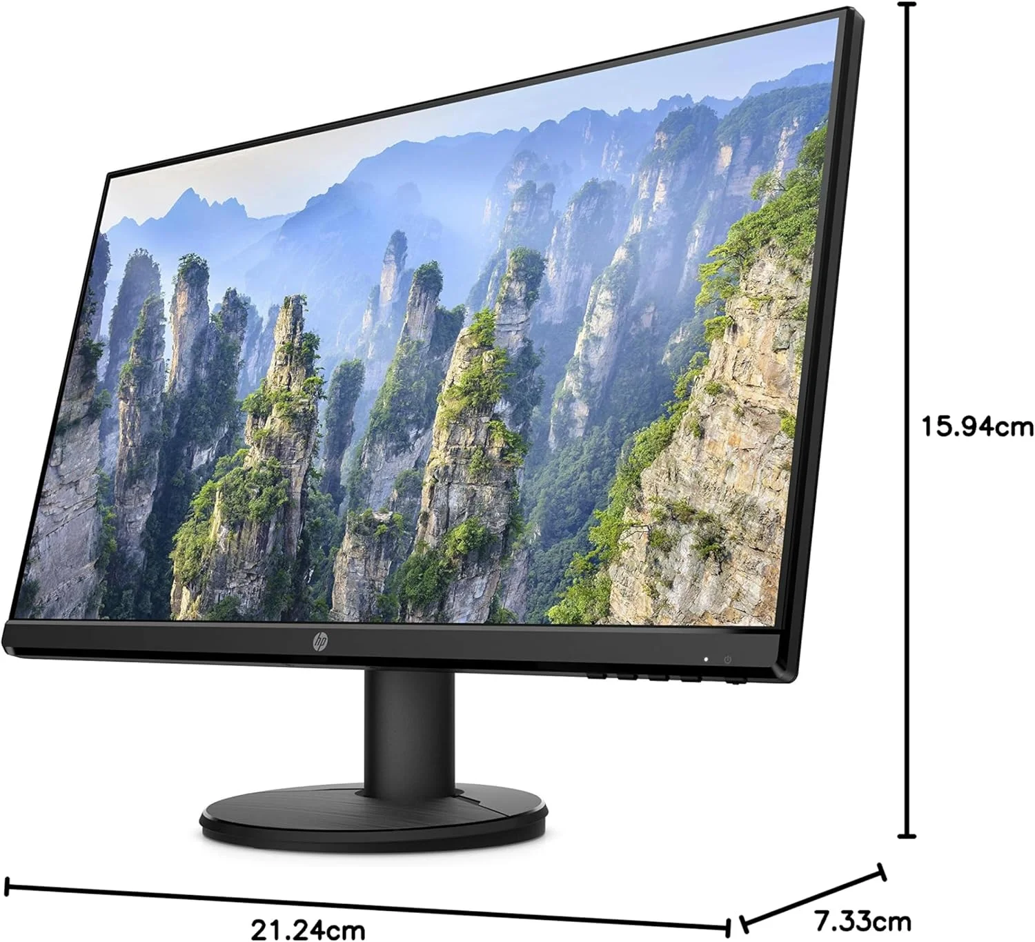 مانیتور 23.8 اینچی HP v24i Full HD (1920 x 1080) (1 VGA, 1 HDMI) - مشکی مانیتور 23.8 اینچی HP v24i Full HD (1920 x 1080) (1 VGA, 1 HDMI) - مشکی