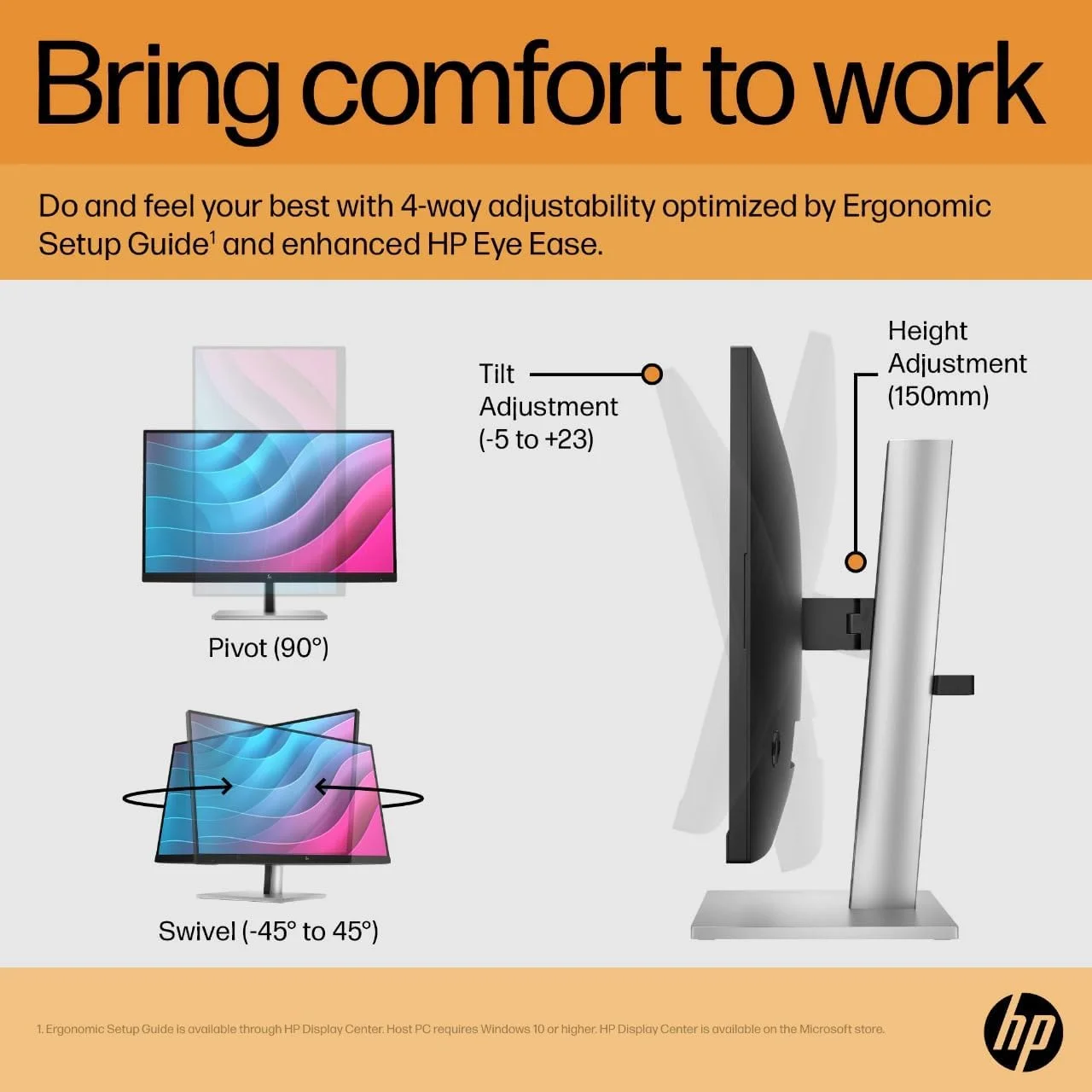 مانیتور ال سی دی 23.8 اینچی فول اچ دی HP E24 G5 - نسبت تصویر 16:9 - کلاس 24 اینچ - فناوری IPS - نور پس زمینه Edge LED - رزولوشن 1920x1080 - روشنایی 250 نیت - زمان پاسخگویی 5 میلی ثانیه - نرخ تازه سازی 75 هرتز - HDMI - DisplayPort - مشکی مانیتور ال سی دی 23.8 اینچی فول اچ دی HP E24 G5 - نسبت تصویر 16:9 - کلاس 24 اینچ - فناوری IPS - نور پس زمینه Edge LED - رزولوشن 1920x1080 - روشنایی 250 نیت - زمان پاسخگویی 5 میلی ثانیه - نرخ تازه سازی 75 هرتز - HDMI - DisplayPort - مشکی