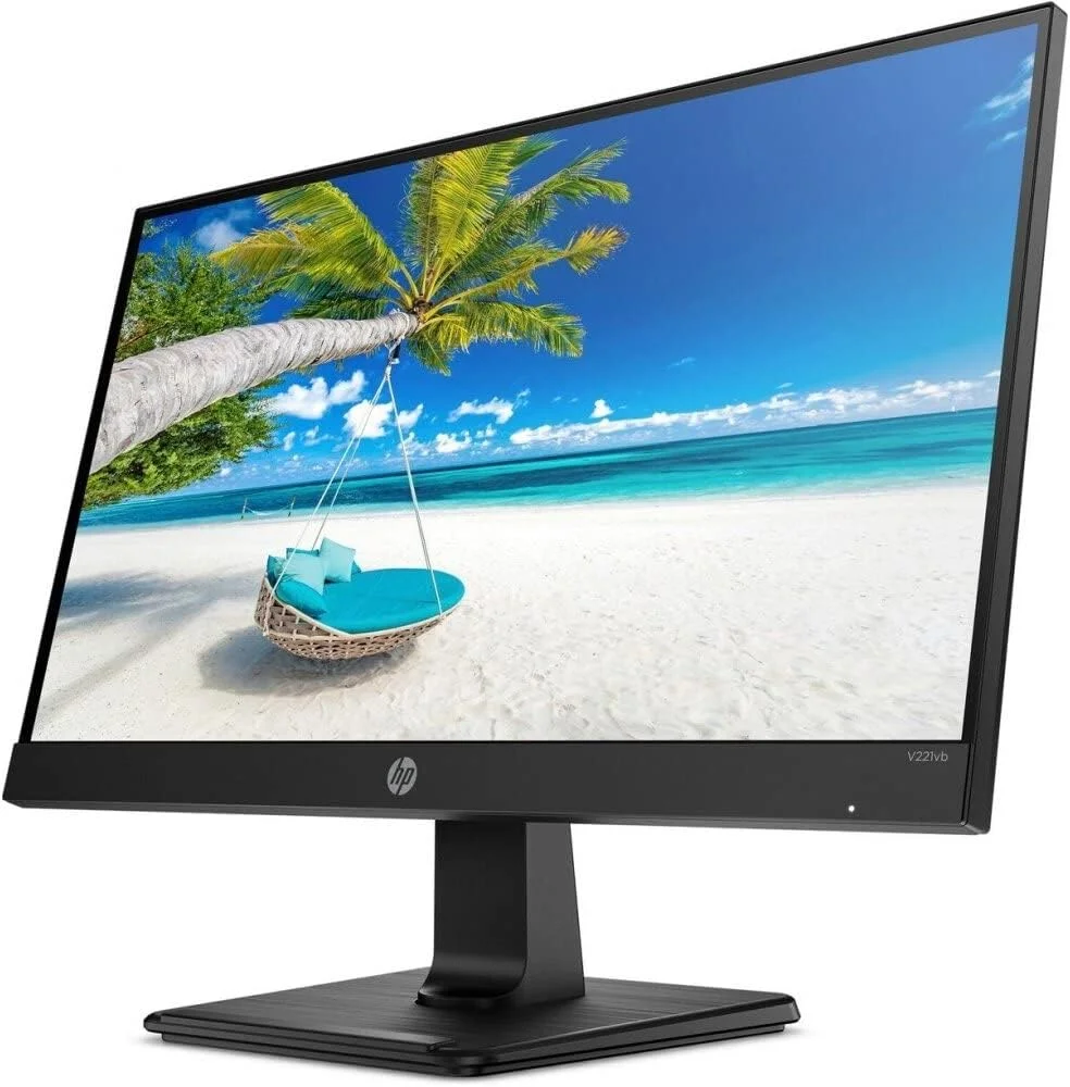 مانیتور 21.5 اینچی HP مدل V221vb فول اچ دی ضد انعکاس نور با HDMI و VGA - مشکی مانیتور 21.5 اینچی HP مدل V221vb فول اچ دی ضد انعکاس نور با HDMI و VGA - مشکی