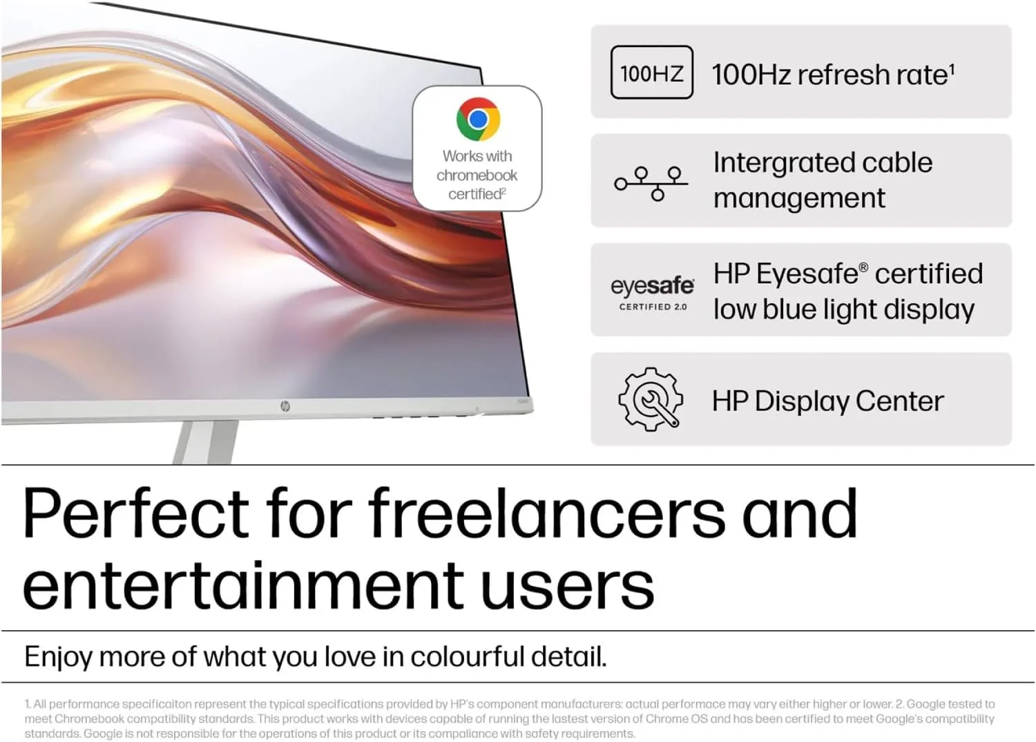 مانیتور 23.8 اینچی تجاری HP با صفحه نمایش FHD - پنل IPS، رزولوشن 1920x1080، 100 هرتز، 5 میلیثانیه، HDMI، VGA (شامل پایه هدست First Wave + ماوس بیسیم + پد ماوس) - S5 524SF مانیتور 23.8 اینچی تجاری HP با صفحه نمایش FHD - پنل IPS، رزولوشن 1920x1080، 100 هرتز، 5 میلیثانیه، HDMI، VGA (شامل پایه هدست First Wave + ماوس بیسیم + پد ماوس) - S5 524SF