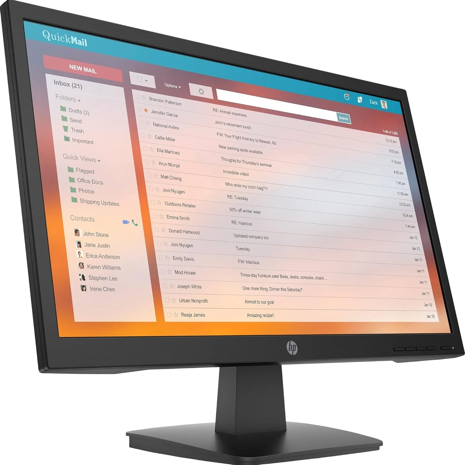 مانیتور 21.5 اینچی HP P22V G4 FHD با رزولوشن 1920x1080 مانیتور 21.5 اینچی HP P22V G4 FHD با رزولوشن 1920x1080