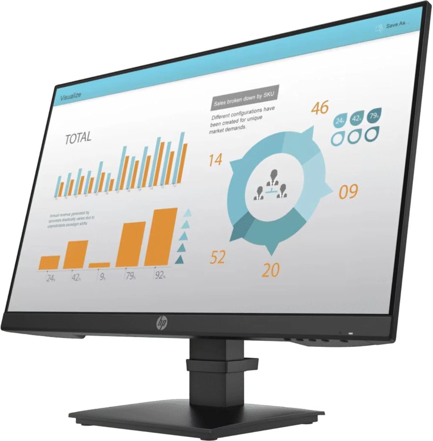 مانیتور سازگار با HP مدل P24 G4