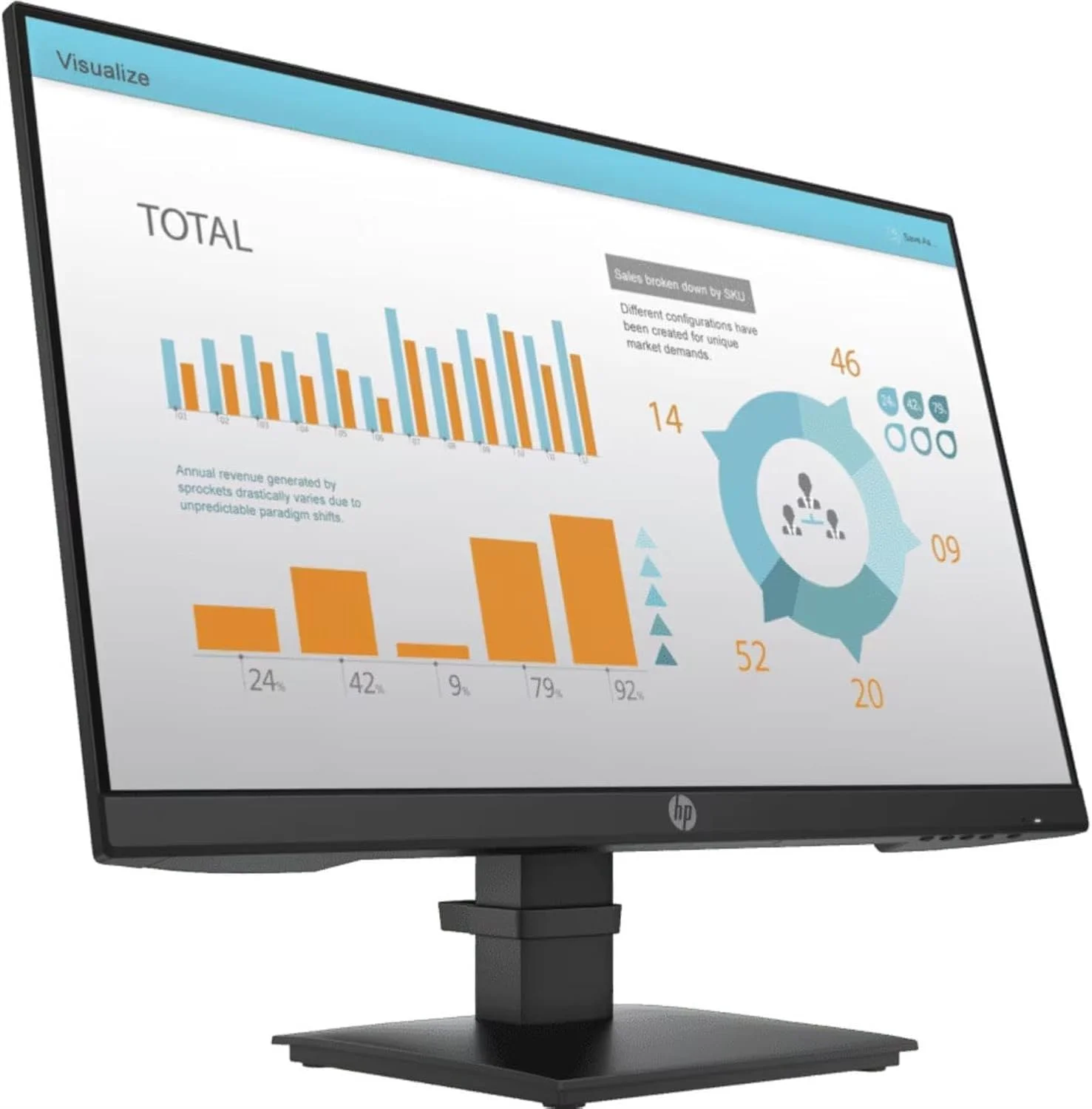 مانیتور سازگار با HP مدل P24 G4