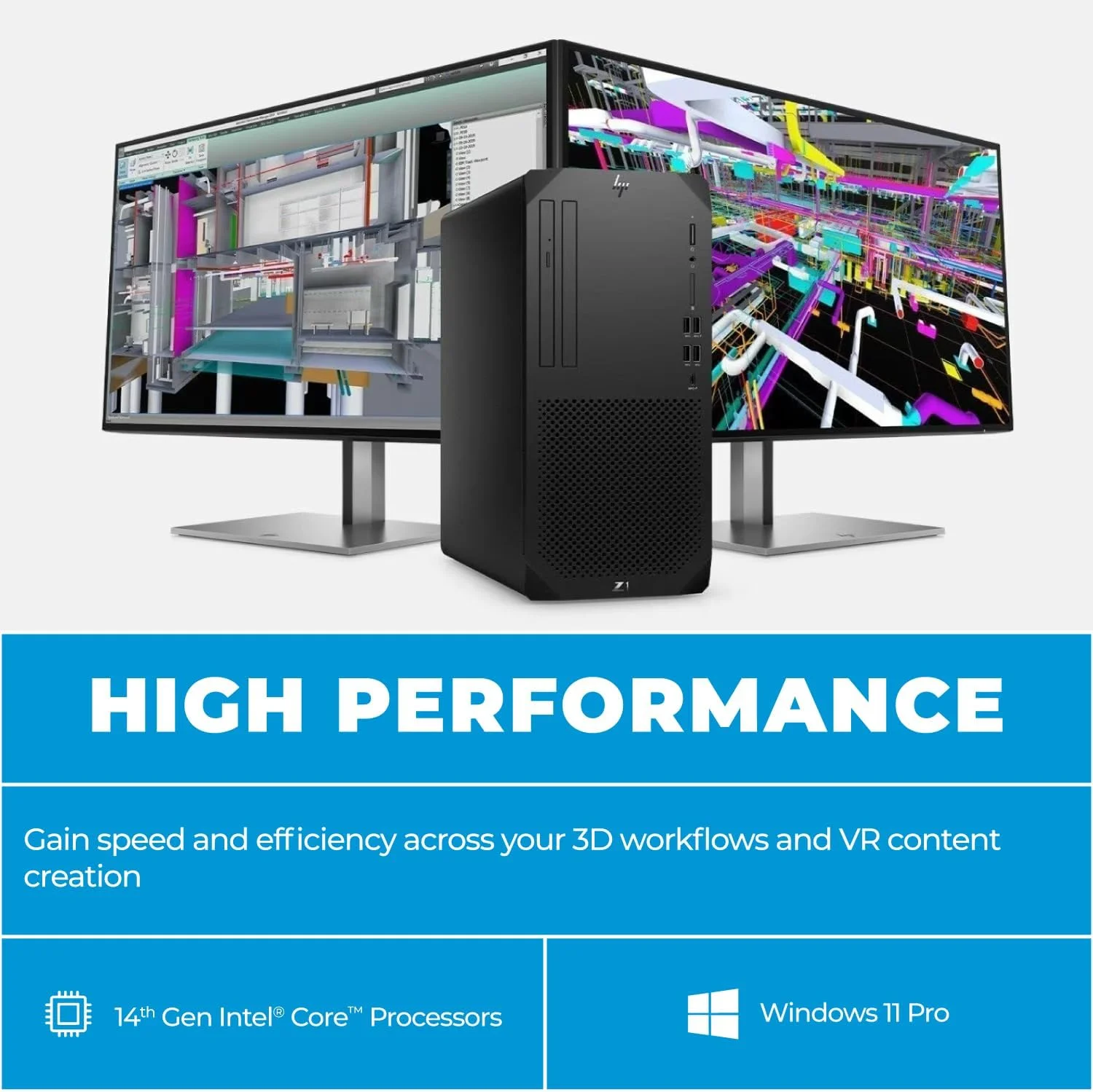 کامپیوتر رومیزی ورک استیشن HP (Z1 G9) نسل 14 اینتل i7-14700، گرافیک Intel UHD، رم 16 گیگابایت DDR5، SSD 512 گیگابایت، ویندوز 11 پرو، (شامل پایه هدست First Wave + کیبورد سیمی + ماوس + آنتی ویروس + ماوس پد) کامپیوتر رومیزی ورک استیشن HP (Z1 G9) نسل 14 اینتل i7-14700، گرافیک Intel UHD، رم 16 گیگابایت DDR5، SSD 512 گیگابایت، ویندوز 11 پرو، (شامل پایه هدست First Wave + کیبورد سیمی + ماوس + آنتی ویروس + ماوس پد)