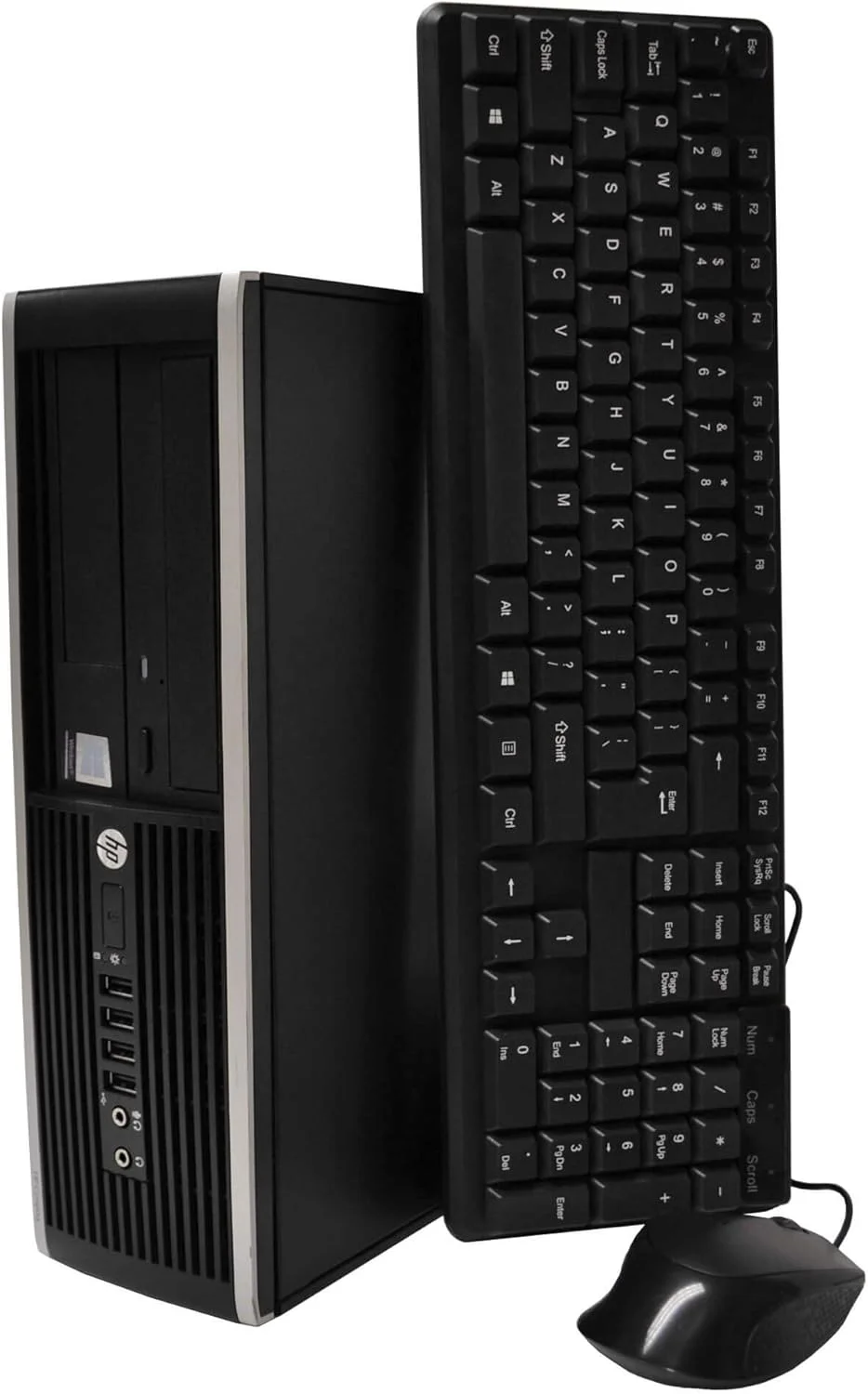 پکیج کامپیوتر رومیزی سازگار با HP Elite Intel Quad Core i5 3.2GHz، رم 8 گیگابایت، هارد دیسک 1 ترابایت، DVD-RW، مانیتور LCD 19 اینچی، کیبورد، ماوس، آداپتور وای فای Periphio جدید، ویندوز 10 (بازسازی شده) پکیج کامپیوتر رومیزی سازگار با HP Elite Intel Quad Core i5 3.2GHz، رم 8 گیگابایت، هارد دیسک 1 ترابایت، DVD-RW، مانیتور LCD 19 اینچی، کیبورد، ماوس، آداپتور وای فای Periphio جدید، ویندوز 10 (بازسازی شده)