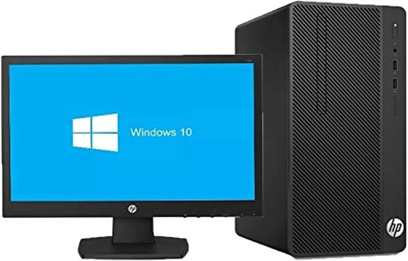 کامپیوتر رومیزی HP 290G1، پردازنده Intel Core i5-7500، رم 8 گیگابایت، هارد دیسک 1 ترابایت، ویندوز 10 به همراه مانیتور 18.5 اینچی