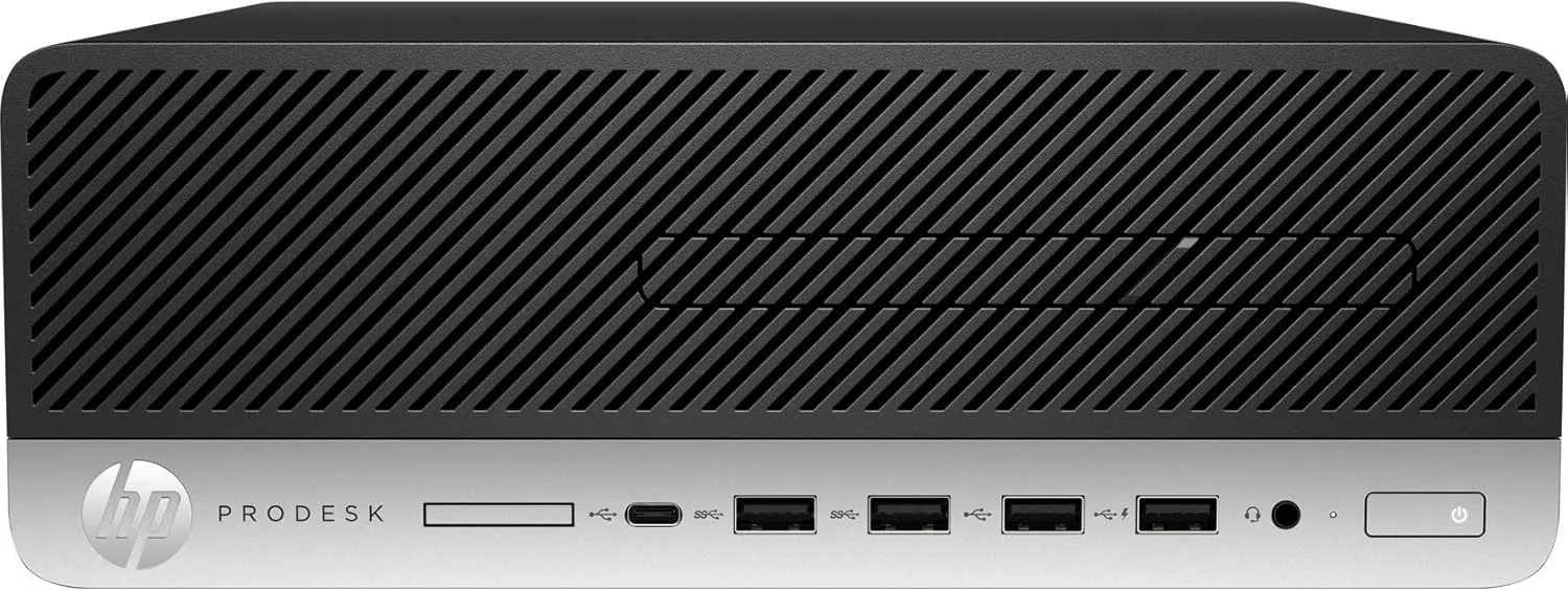 کامپیوتر رومیزی تجاری بازسازی شده HP ProdDesk 600 G5 | پردازنده Intel Core i5 نسل نهم | 8 گیگابایت رم | 256 گیگابایت SSD | فرم فاکتور کوچک | ویندوز 10 پرو | بدون مانیتور/صفحه نمایش | بازسازی شده