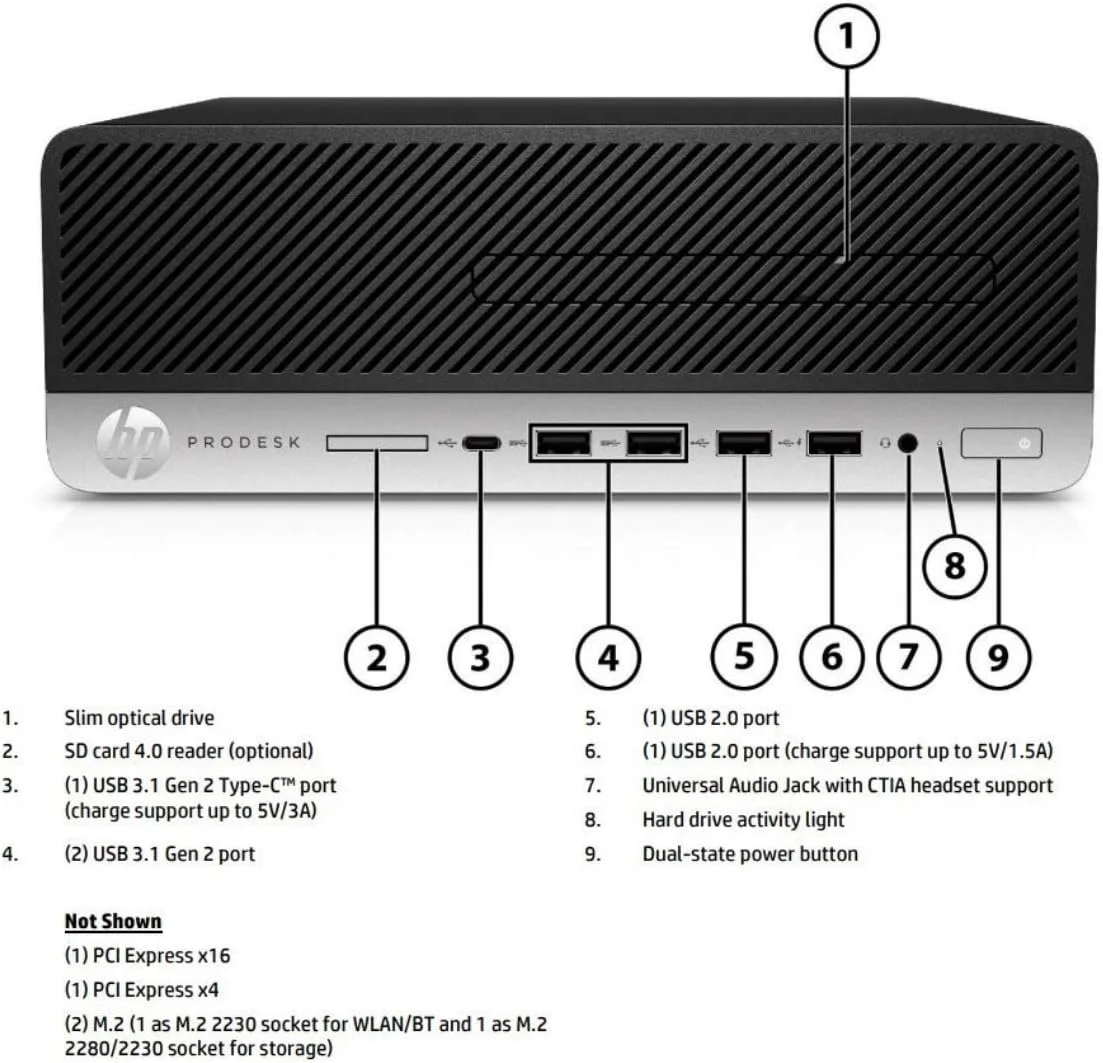 کامپیوتر رومیزی تجاری بازسازی شده HP ProdDesk 600 G5 | پردازنده Intel Core i5 نسل نهم | 8 گیگابایت رم | 256 گیگابایت SSD | فرم فاکتور کوچک | ویندوز 10 پرو | بدون مانیتور/صفحه نمایش | بازسازی شده کامپیوتر رومیزی تجاری بازسازی شده HP ProdDesk 600 G5 | پردازنده Intel Core i5 نسل نهم | 8 گیگابایت رم | 256 گیگابایت SSD | فرم فاکتور کوچک | ویندوز 10 پرو | بدون مانیتور/صفحه نمایش | بازسازی شده
