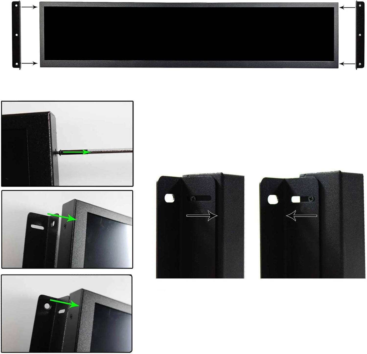 نمایشگر عریض 24 اینچی VSDISPLAY با رزولوشن 1920x360 IPS برای مانیتور تابلویی گیمینگ، مانیتور تبلیغاتی قفسه فروشگاهی با رابط ویدئویی USB نمایشگر عریض 24 اینچی VSDISPLAY با رزولوشن 1920x360 IPS برای مانیتور تابلویی گیمینگ، مانیتور تبلیغاتی قفسه فروشگاهی با رابط ویدئویی USB