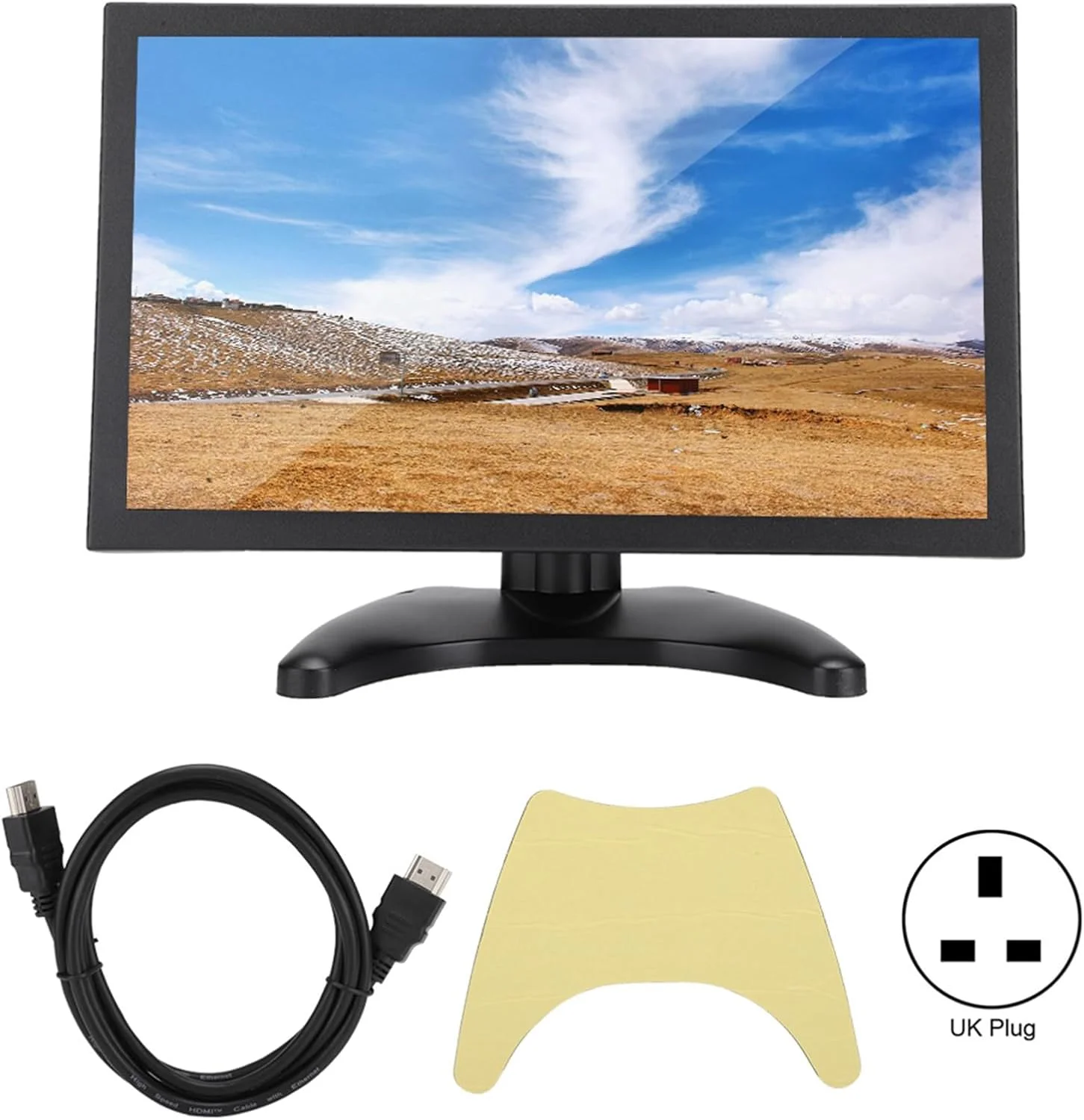 مانیتور قابل حمل 11.6 اینچی Sorandy، صفحه نمایش HD چند لمسی خازنی با بدنه فلزی برای کامپیوتر، تلویزیون، دوربین مداربسته، کامپیوتر امنیتی، پهپاد (پلاگ GB)