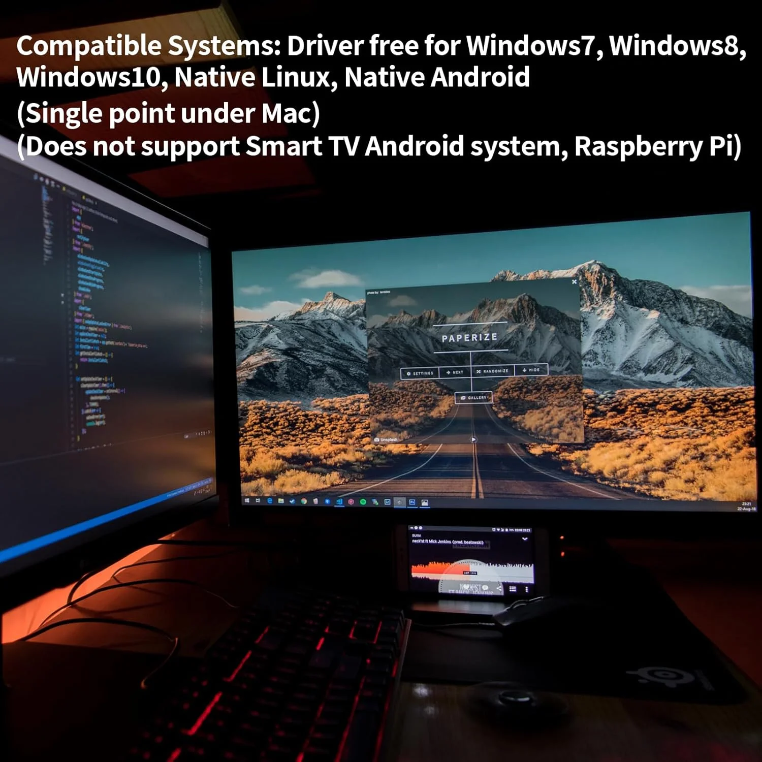 فریم لمسی مادون قرمز 65 اینچی SpecialTouch - پنل IR تعاملی 20 نقطه ای برای مانیتور LCD، تلویزیون، تابلوی دیجیتال، وایت برد