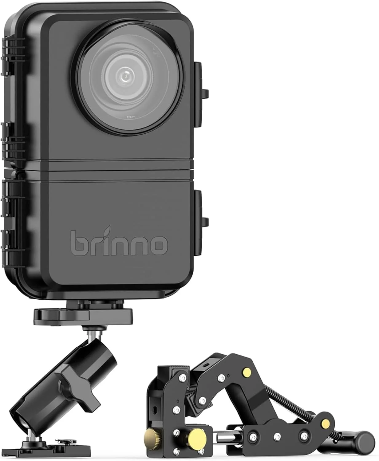 مجموعه دوربین تایم لپس وای فای 4K برینو BCC5000 - سنسور تصویربرداری پیشرفته، HDR، محفظه IP65، اپلیکیشن موبایل، عمر باتری 6 ماهه با استفاده از اسلات های توسعه یافته، بلوتوث، سیستم ساخت و ساز