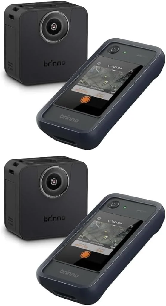 دوربین تایم لپس Brinno BCC200-BLE، مناسب برای پروژه‌های ساخت و ساز و بازسازی داخلی، دارای کنترل از راه دور بلوتوثی (بسته 2 عددی)