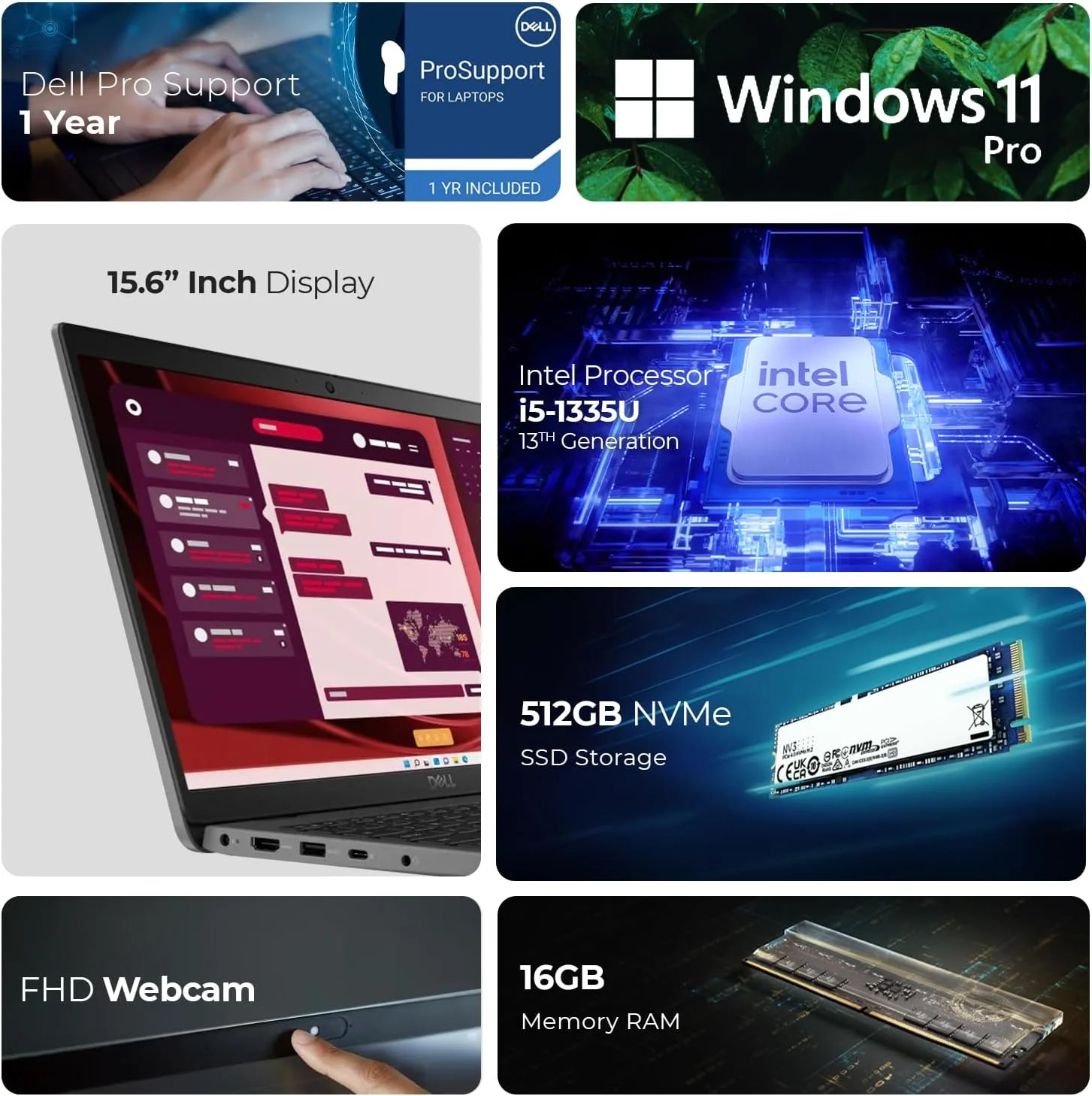 لپ تاپ تجاری Dell Latitude 3550، نسل سیزدهم پردازنده Intel Core i5-1335U، گرافیک Iris، رم 16 گیگابایتی، SSD 512 گیگابایتی، ویندوز 11 پرو، وب کم (شامل پایه لپ تاپ موج اول + هاب 7 در 1 + ماوس + آنتی ویروس + پد ماوس) لپ تاپ تجاری Dell Latitude 3550، نسل سیزدهم پردازنده Intel Core i5-1335U، گرافیک Iris، رم 16 گیگابایتی، SSD 512 گیگابایتی، ویندوز 11 پرو، وب کم (شامل پایه لپ تاپ موج اول + هاب 7 در 1 + ماوس + آنتی ویروس + پد ماوس)