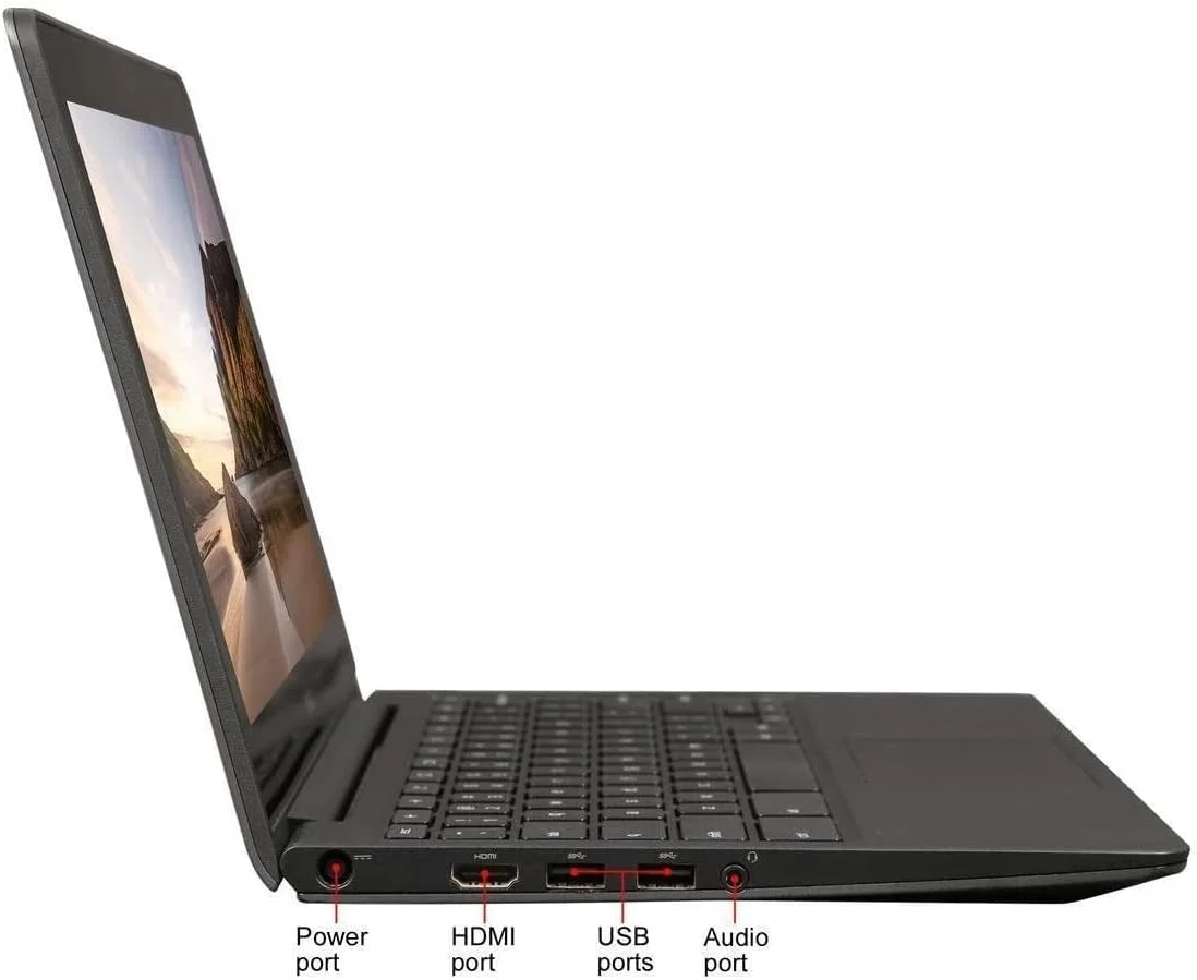 لپ تاپ Dell Chromebook 11 (بازسازی شده، پردازنده Intel Celeron N Series، رم 2 گیگابایتی DDR3، هارد 16 گیگابایتی SATA، صفحه نمایش لمسی 11.6 اینچی، سیستم عامل Chrome) لپ تاپ Dell Chromebook 11 (بازسازی شده، پردازنده Intel Celeron N Series، رم 2 گیگابایتی DDR3، هارد 16 گیگابایتی SATA، صفحه نمایش لمسی 11.6 اینچی، سیستم عامل Chrome)