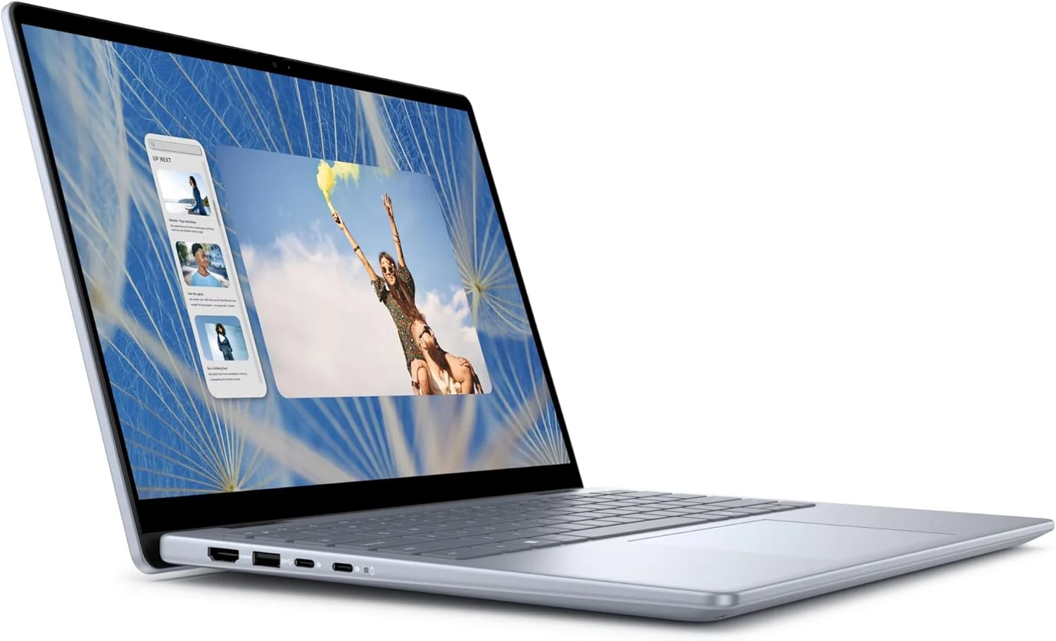 لپ تاپ 2 در 1 دل Inspiron 14 7440، صفحه نمایش لمسی 14 اینچی FHD+، پردازنده Intel Core 7 150U (> i7-1355U)، رم 32 گیگابایتی DDR5، حافظه SSD 1 ترابایتی، کیبورد با نور پس زمینه، حسگر اثر انگشت، Type-C، وب کم FHD، ویندوز 11 پرو، همراه با لوازم جانبی BWE، آبی یخی