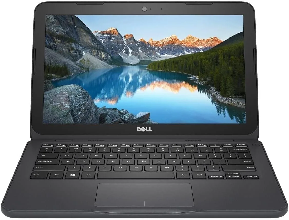 لپ تاپ تجاری Dell Chromebook 3180 (بازسازی شده) | پردازنده دو هسته ای Intel Celeron N3060 | 4 گیگابایت رم DDR3 | 16 گیگابایت هارد دیسک SATA | صفحه نمایش 11.6 اینچی | سیستم عامل CHROME