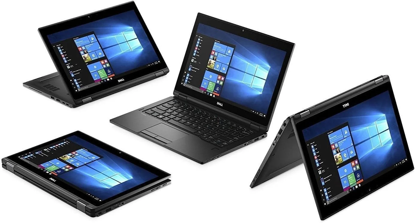 لپ تاپ تجاری 2 در 1 Dell Latitude 12 5000 5289 (بازسازی شده) - صفحه نمایش لمسی 12.5 اینچی Gorilla Glass FHD (1920x1080)، پردازنده Intel Core i5-7300U، حافظه SSD 256 گیگابایتی، رم 8 گیگابایتی، صفحه کلید با نور پس زمینه، NFC، ویندوز 10 پرو