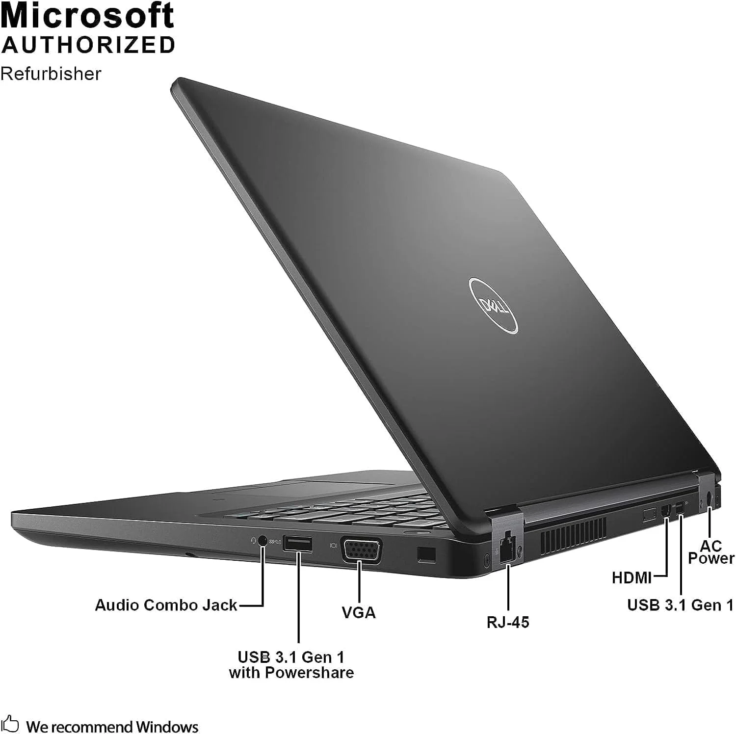 لپ تاپ تجاری 14 اینچی Dell Latitude 5490 (بازسازی شده)، پردازنده Intel Core i5-8350U 1.7 گیگاهرتز تا 3.6 گیگاهرتز، 16 گیگابایت رم DDR4، 512 گیگابایت SSD، وب کم، Windows 10Pro لپ تاپ تجاری 14 اینچی Dell Latitude 5490 (بازسازی شده)، پردازنده Intel Core i5-8350U 1.7 گیگاهرتز تا 3.6 گیگاهرتز، 16 گیگابایت رم DDR4، 512 گیگابایت SSD، وب کم، Windows 10Pro