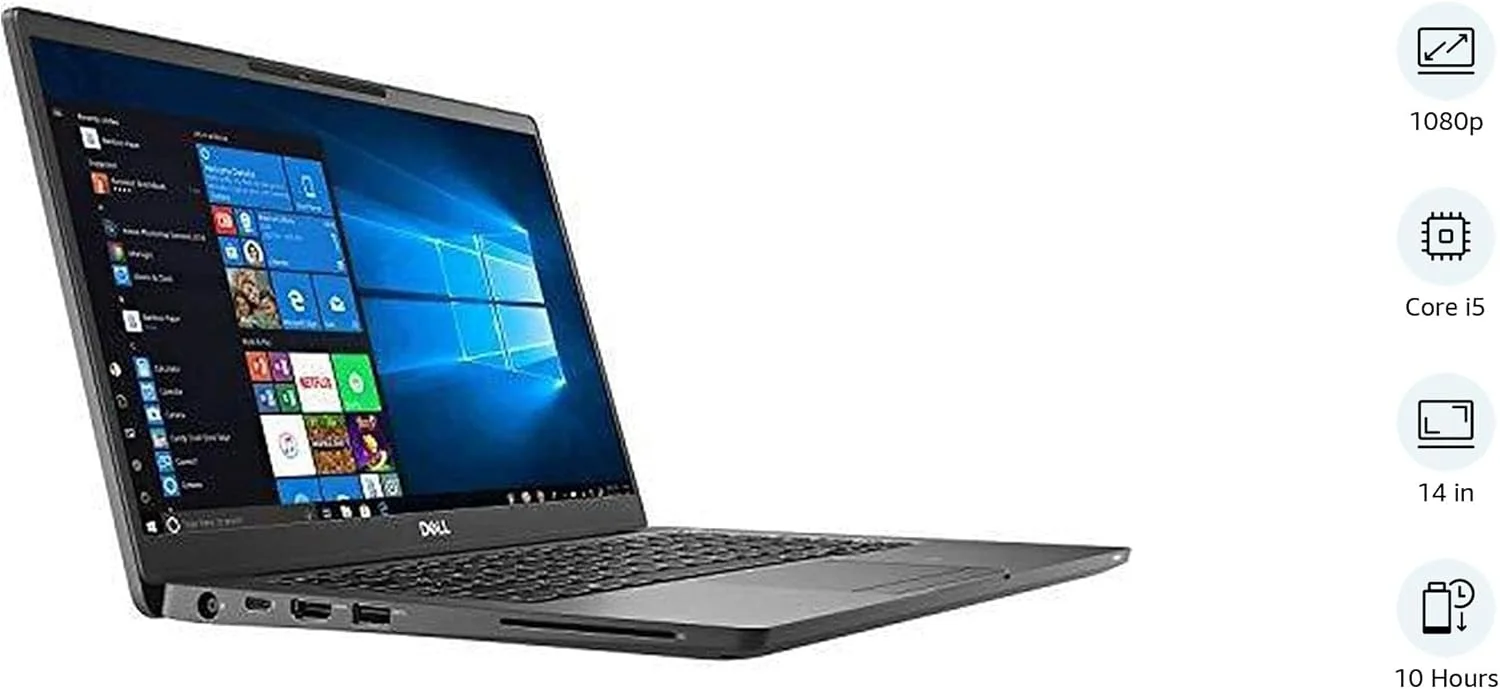لپ تاپ دل Latitude 7400 (بازسازی شده)، صفحه نمایش 14.0 اینچی FHD (1920 x 1080)، پردازنده Intel Core نسل هشتم i5-8665U، رم 16 گیگابایتی، SSD 256 گیگابایتی، ویندوز 11 لپ تاپ دل Latitude 7400 (بازسازی شده)، صفحه نمایش 14.0 اینچی FHD (1920 x 1080)، پردازنده Intel Core نسل هشتم i5-8665U، رم 16 گیگابایتی، SSD 256 گیگابایتی، ویندوز 11