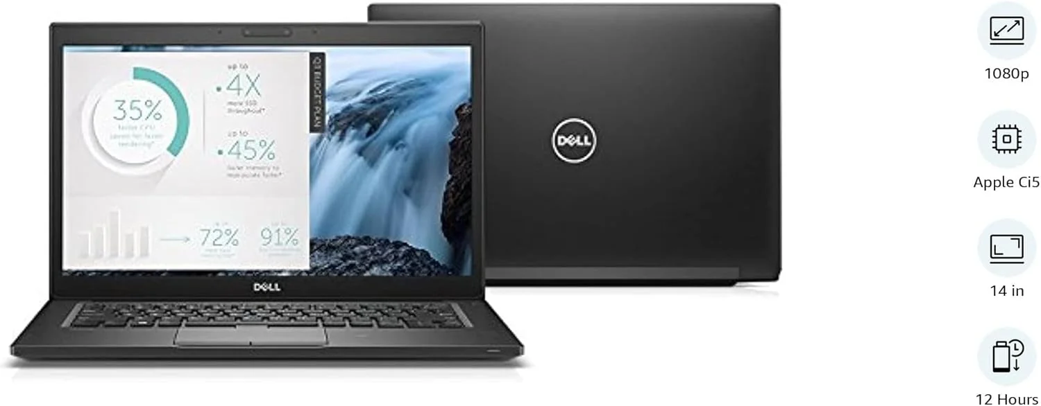 لپ تاپ تجاری سبک وزن Dell Latitude 7480 (بازسازی شده)، پردازنده Core i5-7300U، رم 8 گیگابایتی DDR4، هارد 256 گیگابایتی SSD M.2، صفحه نمایش 14 اینچی، ویندوز 10 پرو لپ تاپ تجاری سبک وزن Dell Latitude 7480 (بازسازی شده)، پردازنده Core i5-7300U، رم 8 گیگابایتی DDR4، هارد 256 گیگابایتی SSD M.2، صفحه نمایش 14 اینچی، ویندوز 10 پرو