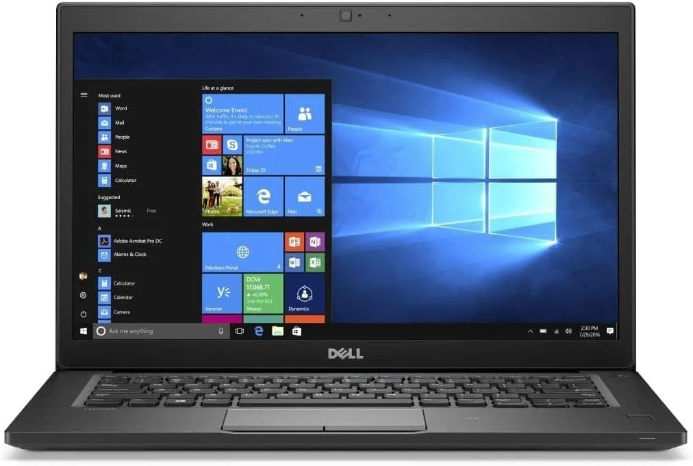 لپ تاپ تجاری سبک وزن Dell Latitude 7480 (بازسازی شده)، پردازنده Core i5-7300U، رم 8 گیگابایتی DDR4، هارد 256 گیگابایتی SSD M.2، صفحه نمایش 14 اینچی، ویندوز 10 پرو لپ تاپ تجاری سبک وزن Dell Latitude 7480 (بازسازی شده)، پردازنده Core i5-7300U، رم 8 گیگابایتی DDR4، هارد 256 گیگابایتی SSD M.2، صفحه نمایش 14 اینچی، ویندوز 10 پرو