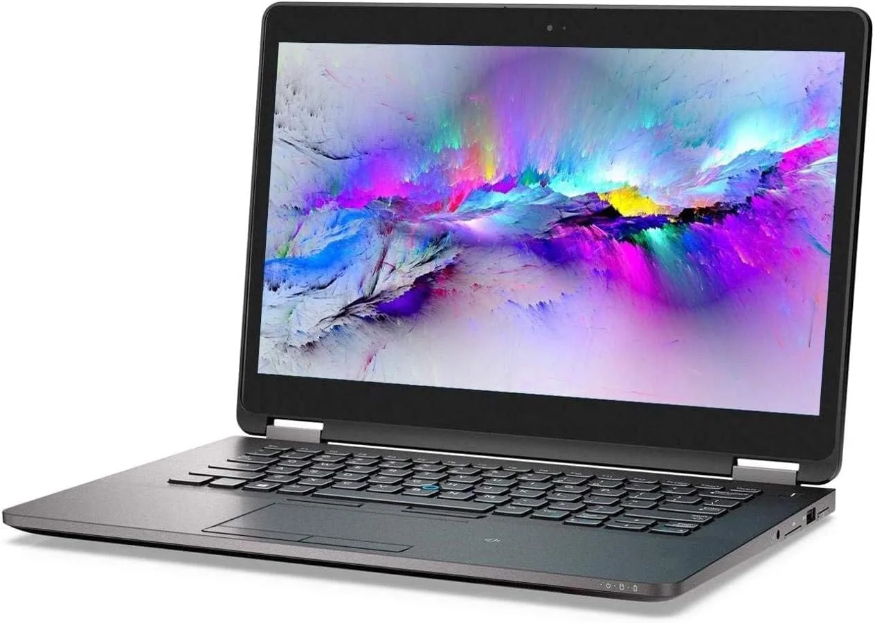لپ تاپ 14 اینچی دل Latitude E7470 (بازسازی شده)، پردازنده Core i5-6300U 2.4GHz، رم 8 گیگابایتی، حافظه SSD 256 گیگابایتی، ویندوز 10 پرو 64 بیتی