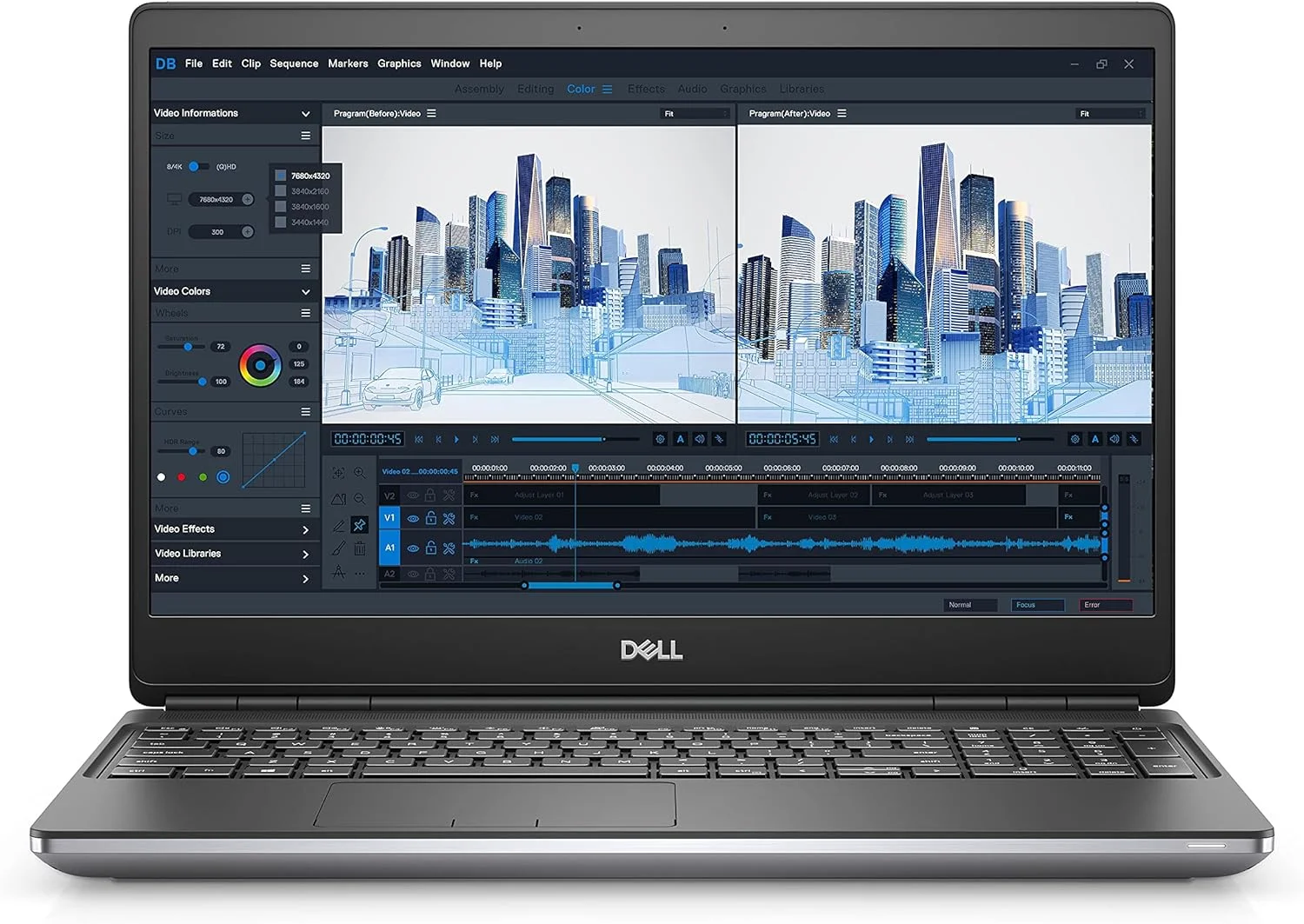 لپ تاپ ورک استیشن Dell Precision 7560 (بازسازی شده) | 15.6 اینچ 1920x1080 FHD | Core i9-11500H - هارد درایو 512 گیگابایتی SSD - رم 64 گیگابایتی - Nvidia RTX A2000 | 6 هسته @ 4.6 گیگاهرتز - 4 گیگابایت GDDR6 ویندوز 11 پرو