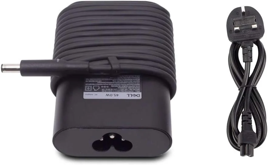 آداپتور AC باریک 45 واتی 19.5 ولت 2.31 آمپر اصلی و جدید، جایگزین سازگار برای شارژر لپ تاپ Dell XPS 13 9360 با کانکتور پین گرد 4.5 x 3.0 میلی متری (سازگار با USB-C نیست) آداپتور AC باریک 45 واتی 19.5 ولت 2.31 آمپر اصلی و جدید، جایگزین سازگار برای شارژر لپ تاپ Dell XPS 13 9360 با کانکتور پین گرد 4.5 x 3.0 میلی متری (سازگار با USB-C نیست)