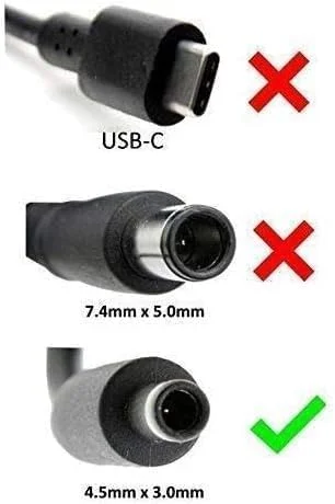 آداپتور AC باریک 45 واتی 19.5 ولت 2.31 آمپر اصلی و جدید، جایگزین سازگار برای شارژر لپ تاپ Dell XPS 13 9360 با کانکتور پین گرد 4.5 x 3.0 میلی متری (سازگار با USB-C نیست) آداپتور AC باریک 45 واتی 19.5 ولت 2.31 آمپر اصلی و جدید، جایگزین سازگار برای شارژر لپ تاپ Dell XPS 13 9360 با کانکتور پین گرد 4.5 x 3.0 میلی متری (سازگار با USB-C نیست)