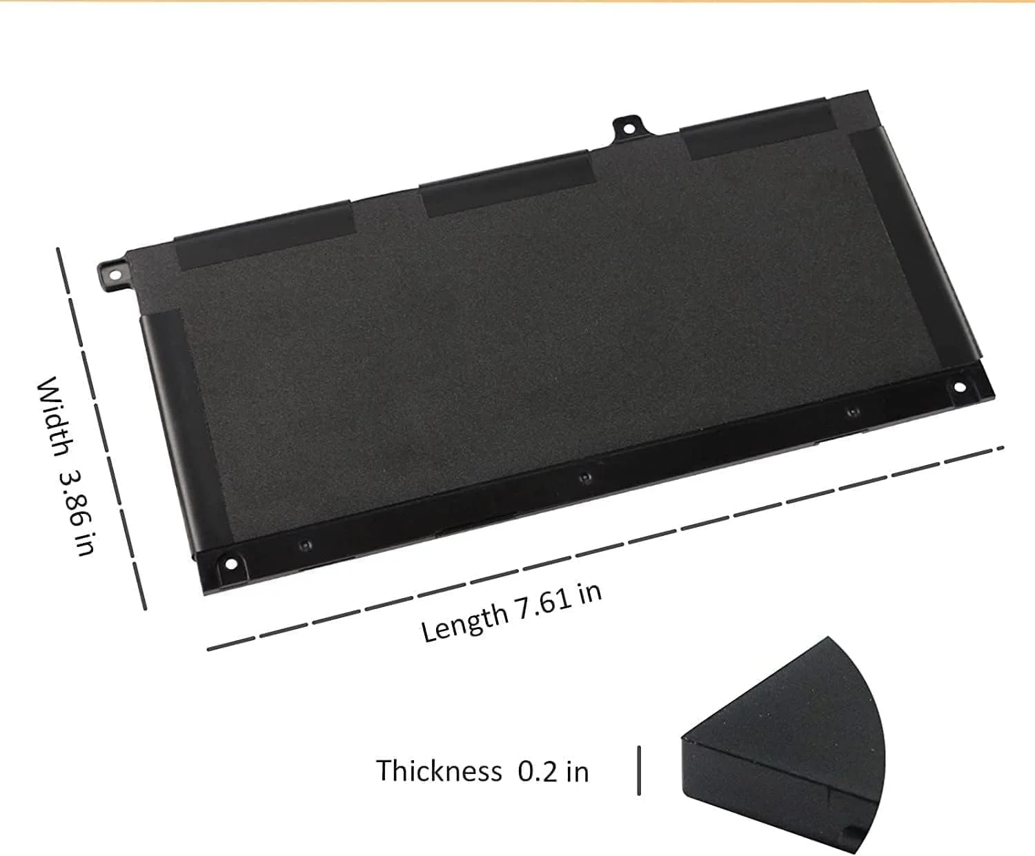 باتری لپ تاپ 40Wh JK6Y6 سازگار با De.ll Latitude 3410 3510 Vostro 5300 5401 5402 Inspirn 5300 5301 5401 5402 5408 5409 5501 5502 5505 5500 8 5509 5400 5406 7405 7300 7306 7500 7506 2-in