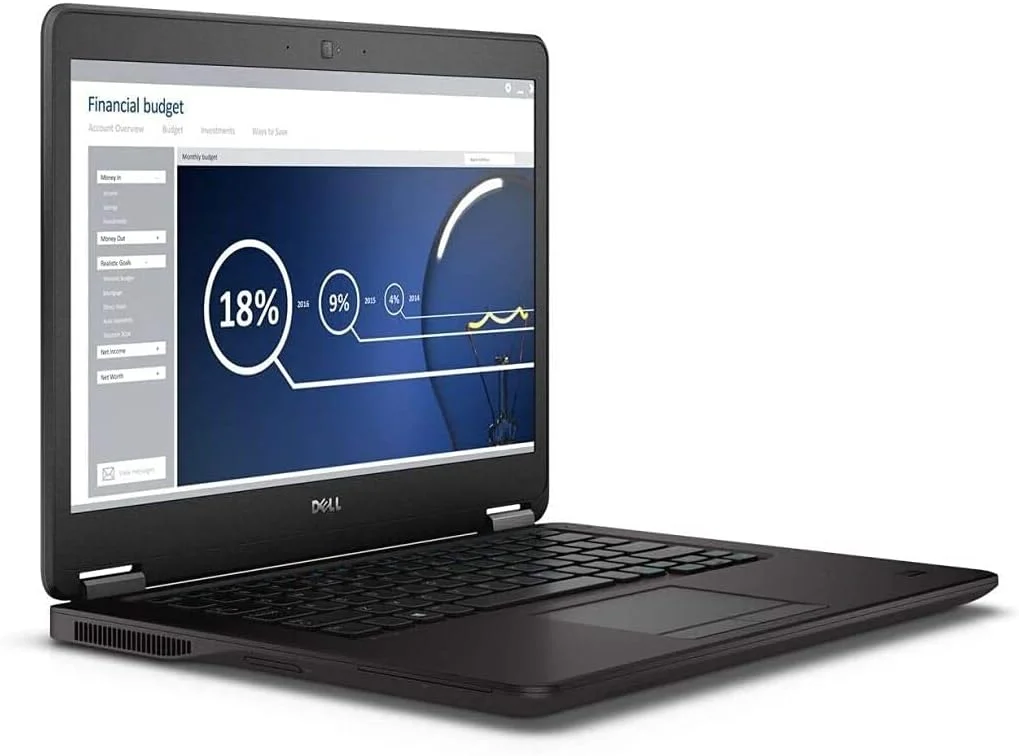 لپ تاپ تجاری سبک وزن DELL Latitude 7480 (بازسازی شده)، پردازنده Core i5-6300U، رم 8 گیگابایتی، هارد 256 گیگابایتی SSD، صفحه نمایش 14 اینچی، ویندوز 10 پرو