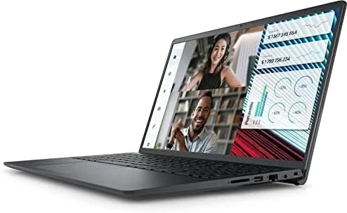 لپ تاپ حرفه ای و شخصی DELL Vostro 3520 با صفحه نمایش 15.6 اینچی FHD / پردازنده Intel Core i7-1255U / 8 گیگابایت رم / 512 گیگابایت SSD / کارت گرافیک 2 گیگابایتی NVIDIA GeForce MX550 / انگلیسی / DOS / خاکستری تیتانیومی