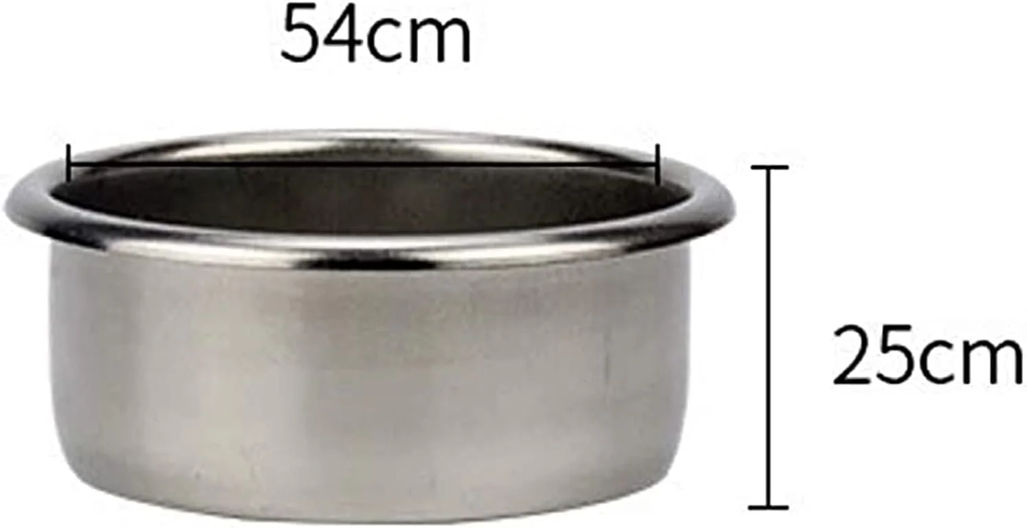 سبد فیلتر غیر تحت فشار قهوه KASTWAVE مناسب برای دستگاه های قهوه ساز Breville/Sage 870/875/878/880 Barista Series، فیلتر قهوه 2 فنجان، سبد فیلتر قهوه پورتافیلتر بدون ته 54 میلی متری سبد فیلتر غیر تحت فشار قهوه KASTWAVE مناسب برای دستگاه های قهوه ساز Breville/Sage 870/875/878/880 Barista Series، فیلتر قهوه 2 فنجان، سبد فیلتر قهوه پورتافیلتر بدون ته 54 میلی متری