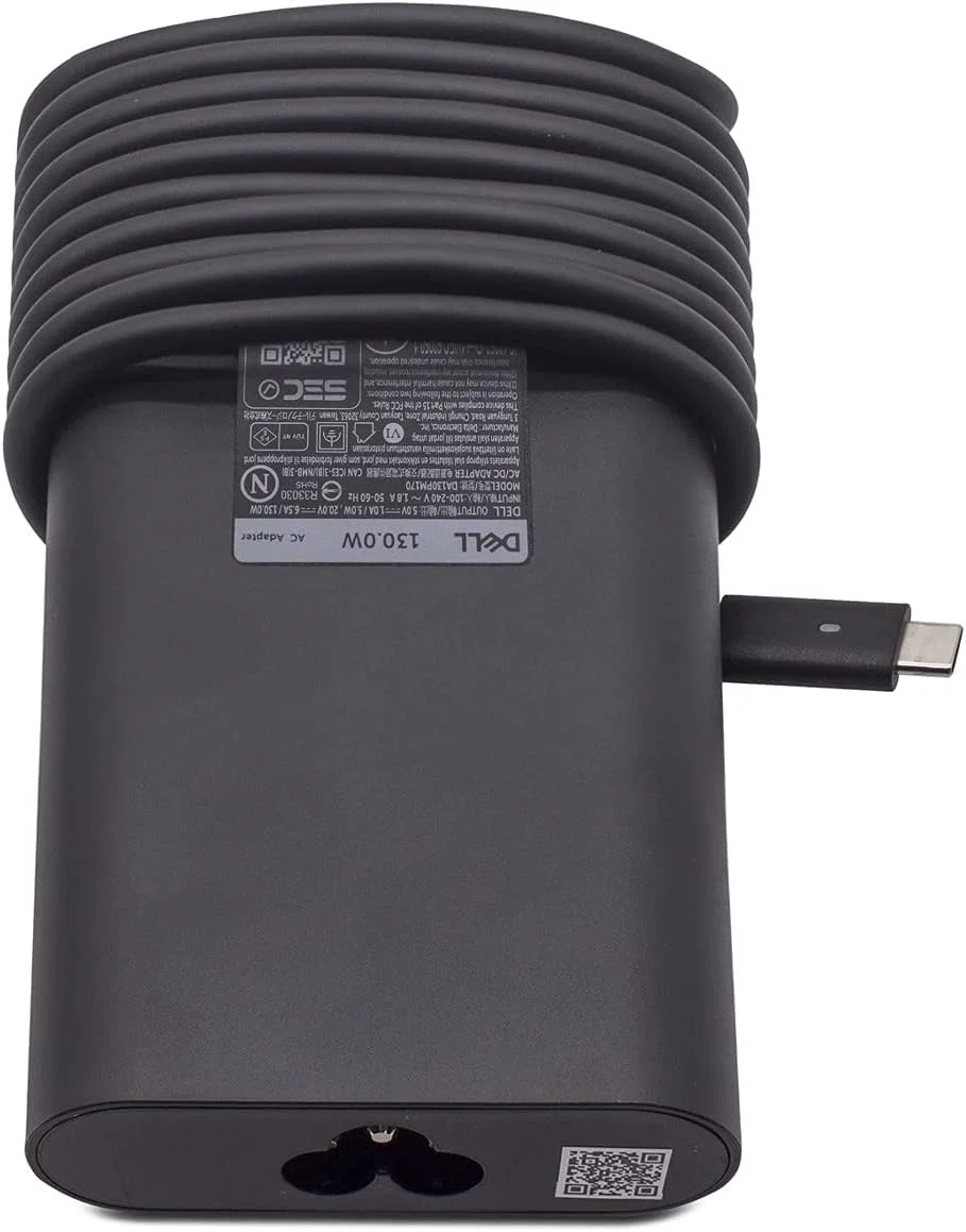 شارژر USB C دل 450-AHRK - 130 واتی برای XPS 15 9575، Precision 5530 2-In-1 K00F5