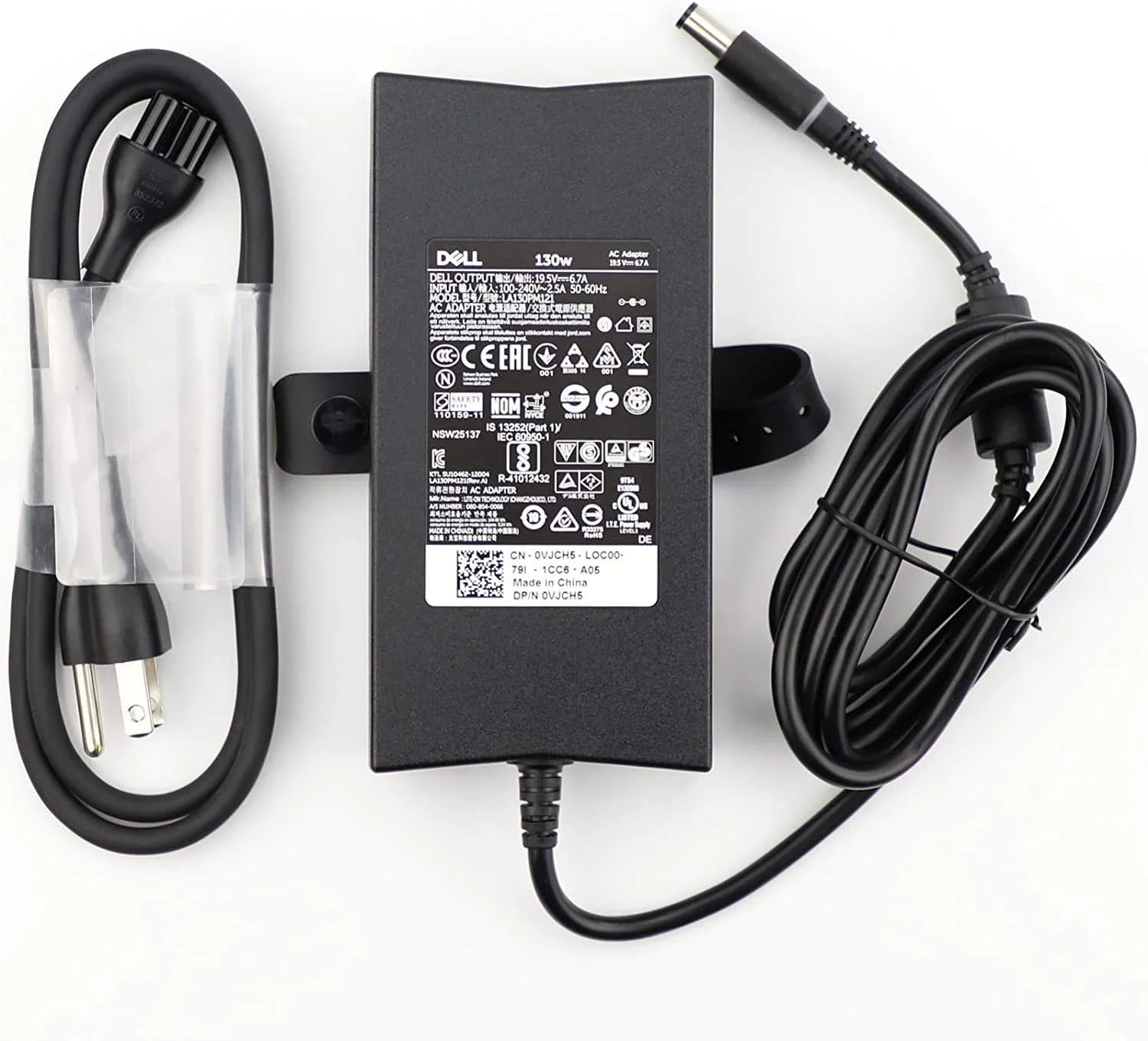 شارژر 130 واتی دل مناسب برای لپ تاپ های Precision M20 M60 M70 M90 M2400 M4400 M4500 M6300 مدل LA130PM121 DA130PE1-00