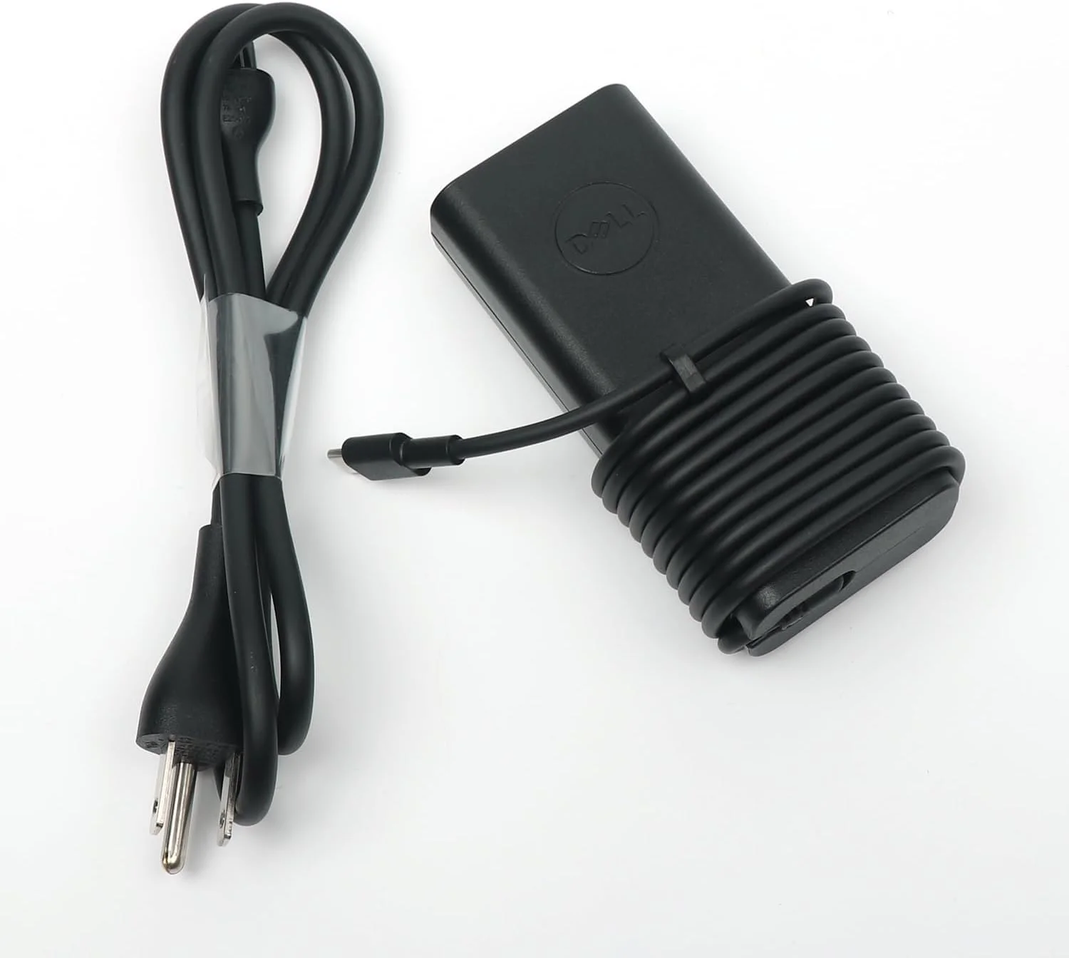 شارژر لپ تاپ دل 65 وات USB C، آداپتور AC Latitude 5500 5501 5510 5511 5520 5521 5530 5531 5540 با سیم برق 3 فوتی، مشکی، HA65NM190