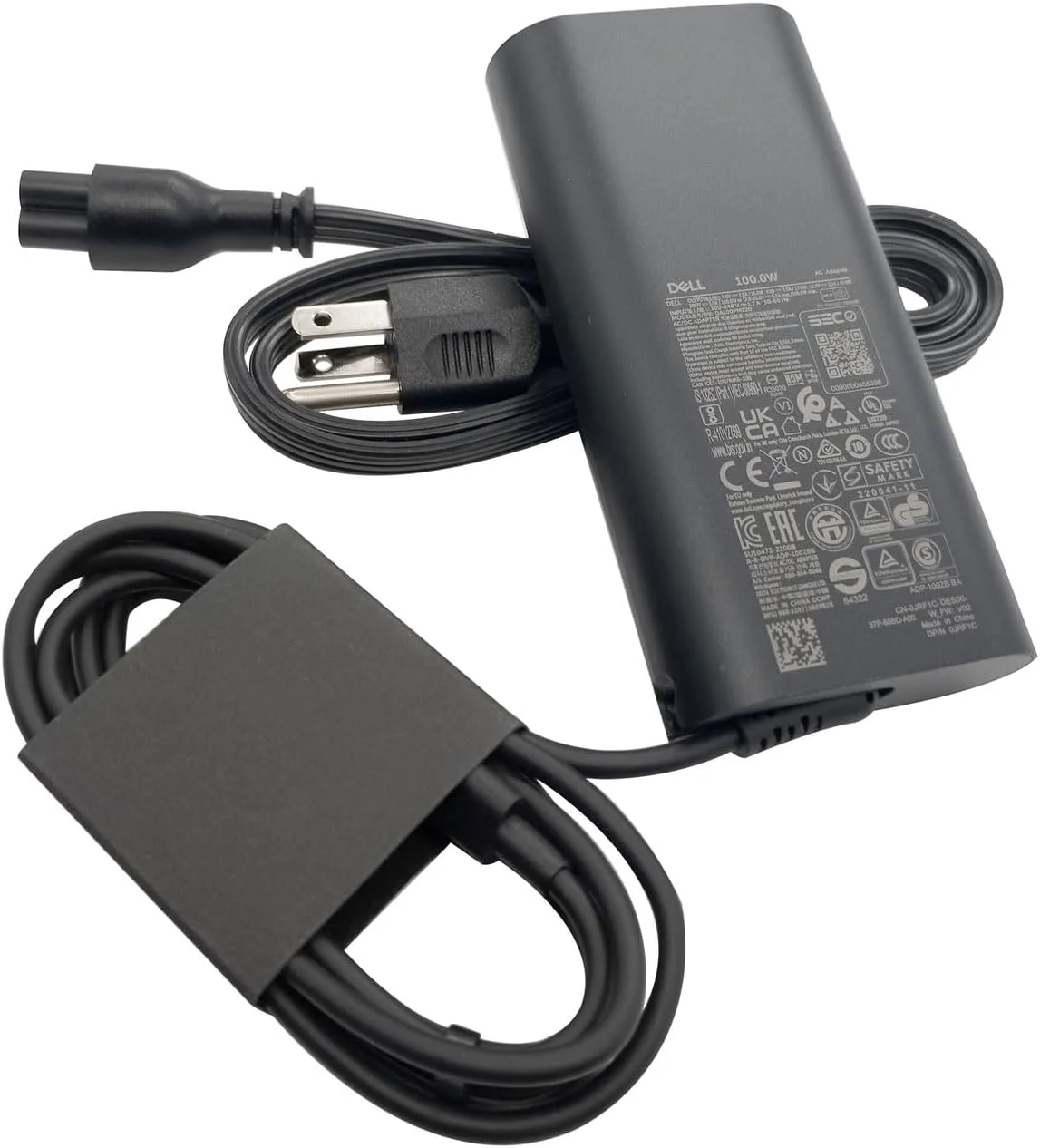 شارژر لپ تاپ دل 100 واتی USB Type C مناسب برای Precision 5680 3580 3580 3580 3581، Latitude 5340 7640 7640 7340 5440 5540 9440، Inspiron 14 Plus 7430