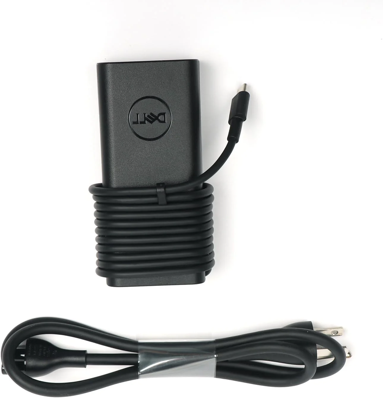 شارژر لپ تاپ دل 65 وات USB C، آداپتور AC Latitude 5500 5501 5510 5511 5520 5521 5530 5531 5540 با سیم برق 3 فوتی، مشکی، HA65NM190