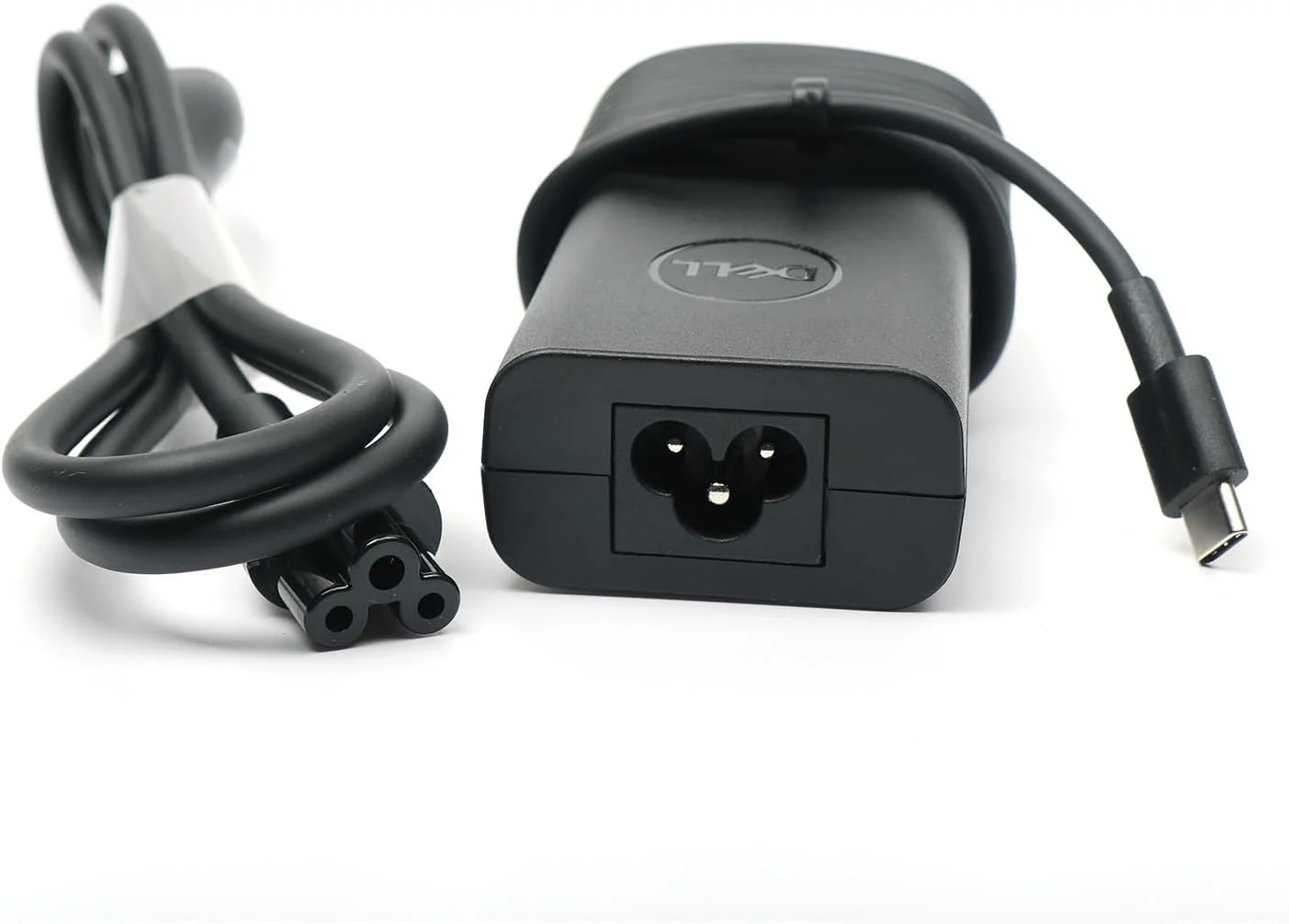 شارژر لپ تاپ دل 65 وات USB C، آداپتور AC Latitude 5500 5501 5510 5511 5520 5521 5530 5531 5540 با سیم برق 3 فوتی، مشکی، HA65NM190