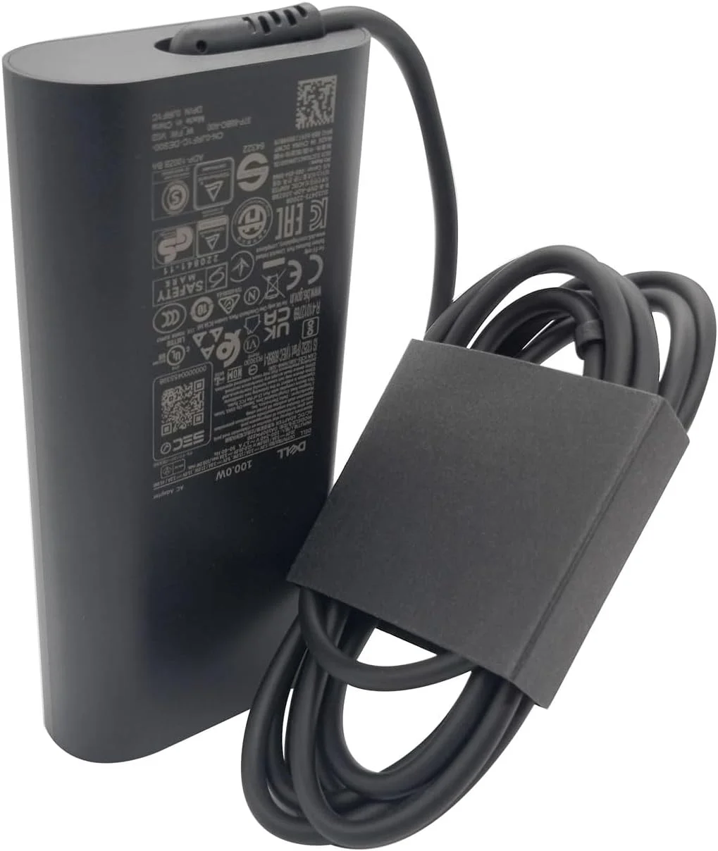 شارژر لپ تاپ دل 100 واتی USB Type C مناسب برای Precision 5680 3580 3580 3580 3581، Latitude 5340 7640 7640 7340 5440 5540 9440، Inspiron 14 Plus 7430