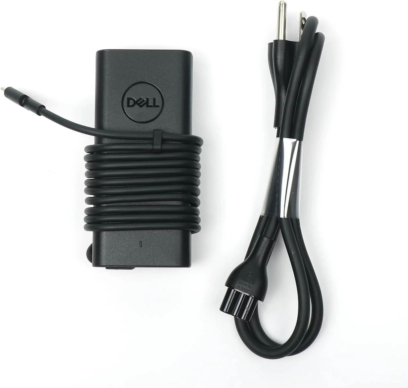 شارژر لپ تاپ 65 واتی USB-C دل، آداپتور برق Latitude 5400 5410 5420 5430 5440 5450 به همراه کابل برق، مشکی، HA65NM190